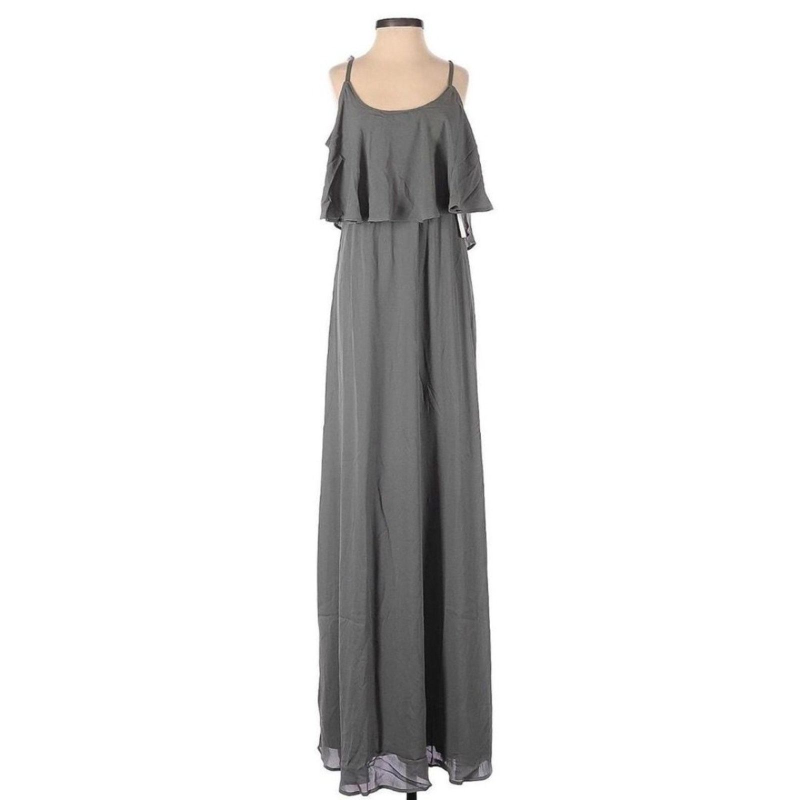 Show Me Your MuMu dark Fairy magical formal gown caitlin ruffle SMYM dress Size XS / US 0-2 / IT 36-38 - 1 Thumbnail