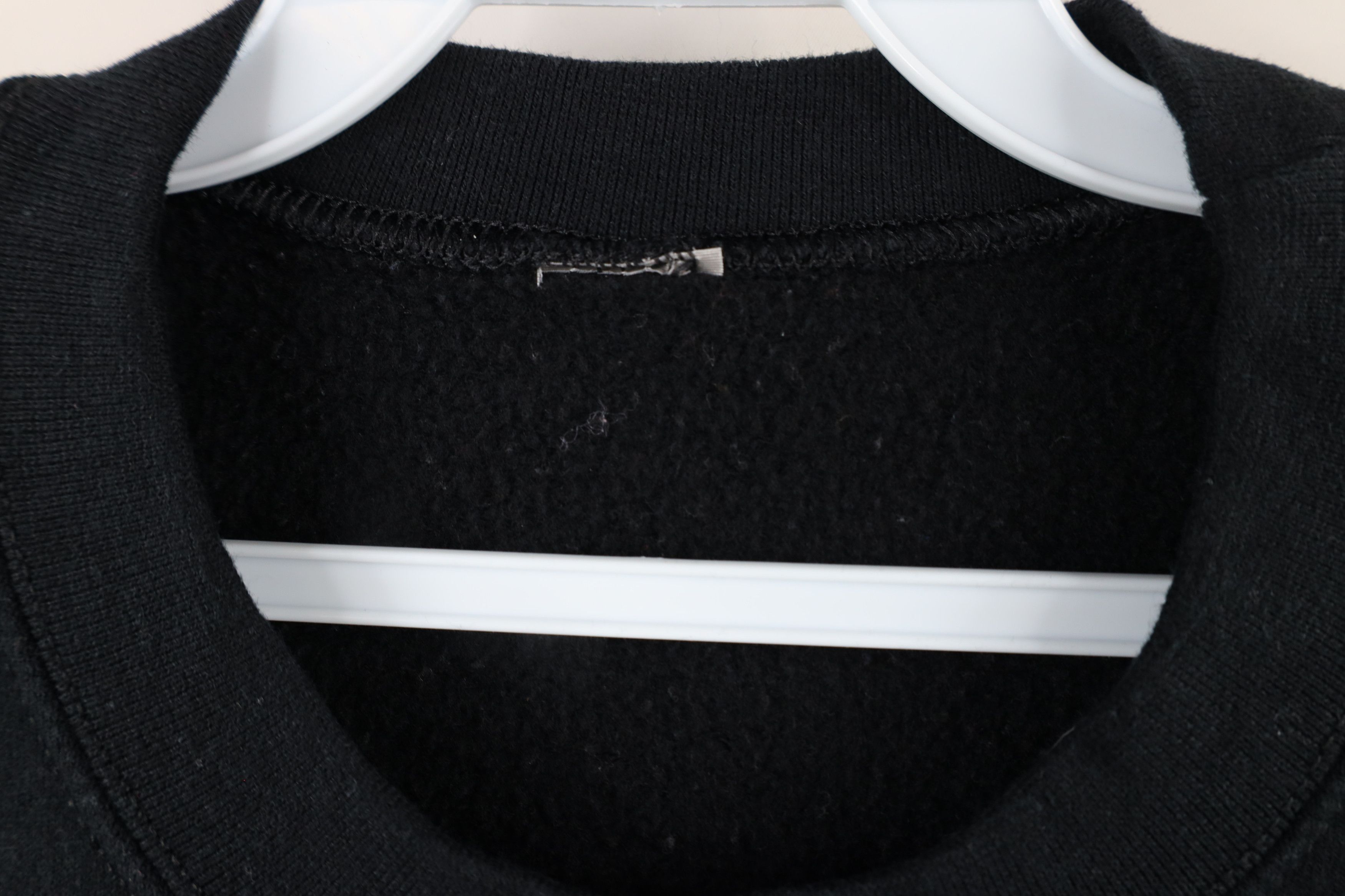 Vintage Vintage 90s Streetwear Blank Crewneck Sweatshirt Black Size US M / EU 48-50 / 2 - 4 Thumbnail