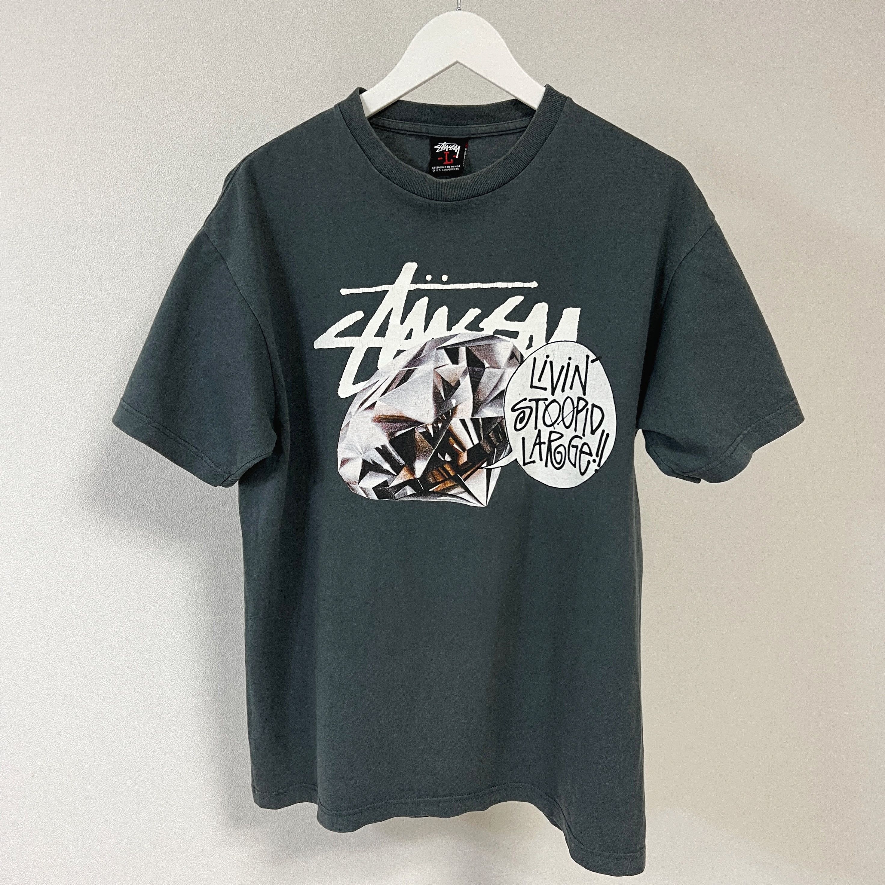 Stussy Stussy 2000s Livin Stoopid Large Diamond T-shirt Size US L / EU 52-54 / 3 - 1 Thumbnail
