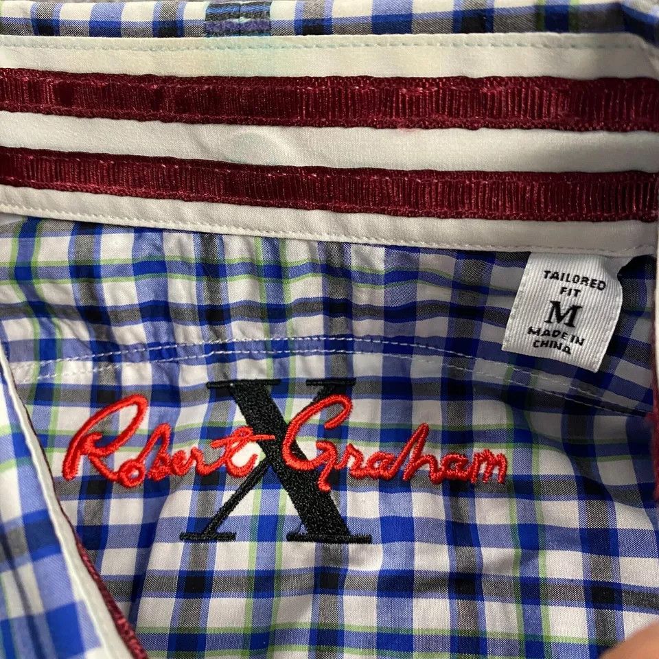Robert Graham Robert Graham X Shirt Men's Medium Tartan Button Up Size US M / EU 48-50 / 2 - 3 Thumbnail
