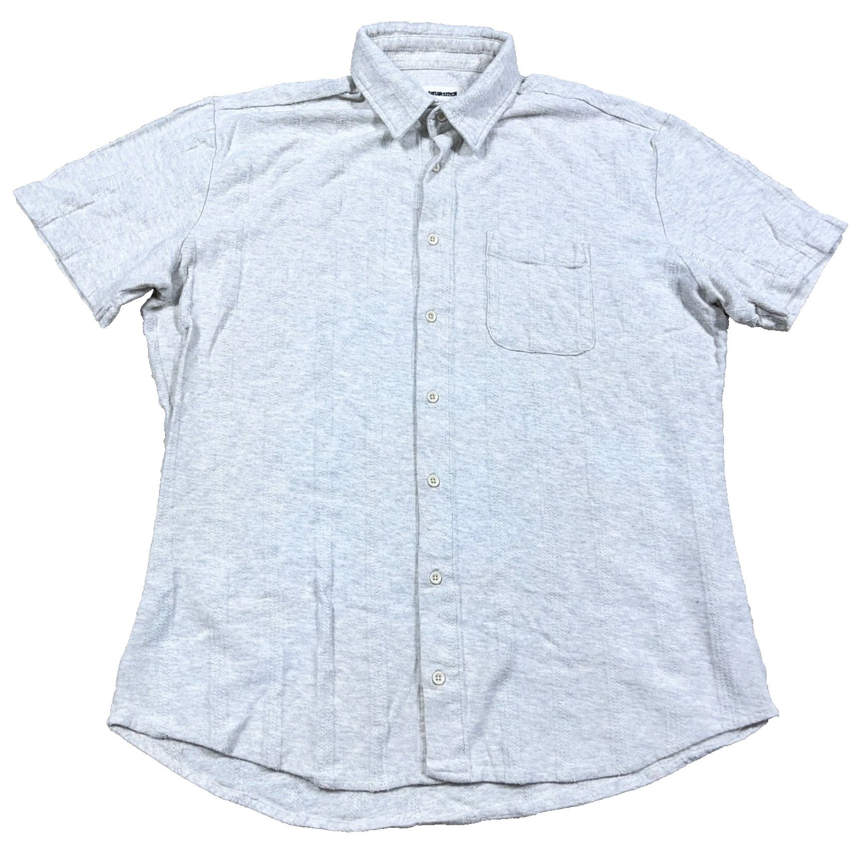 Taylor Stitch Taylor Stitch Shirt Men Size 44 Gray Button-Up Pocket Cotton Pocket Camp Button-Down Size US XXL / EU 58 / 5 - 2 Thumbnail