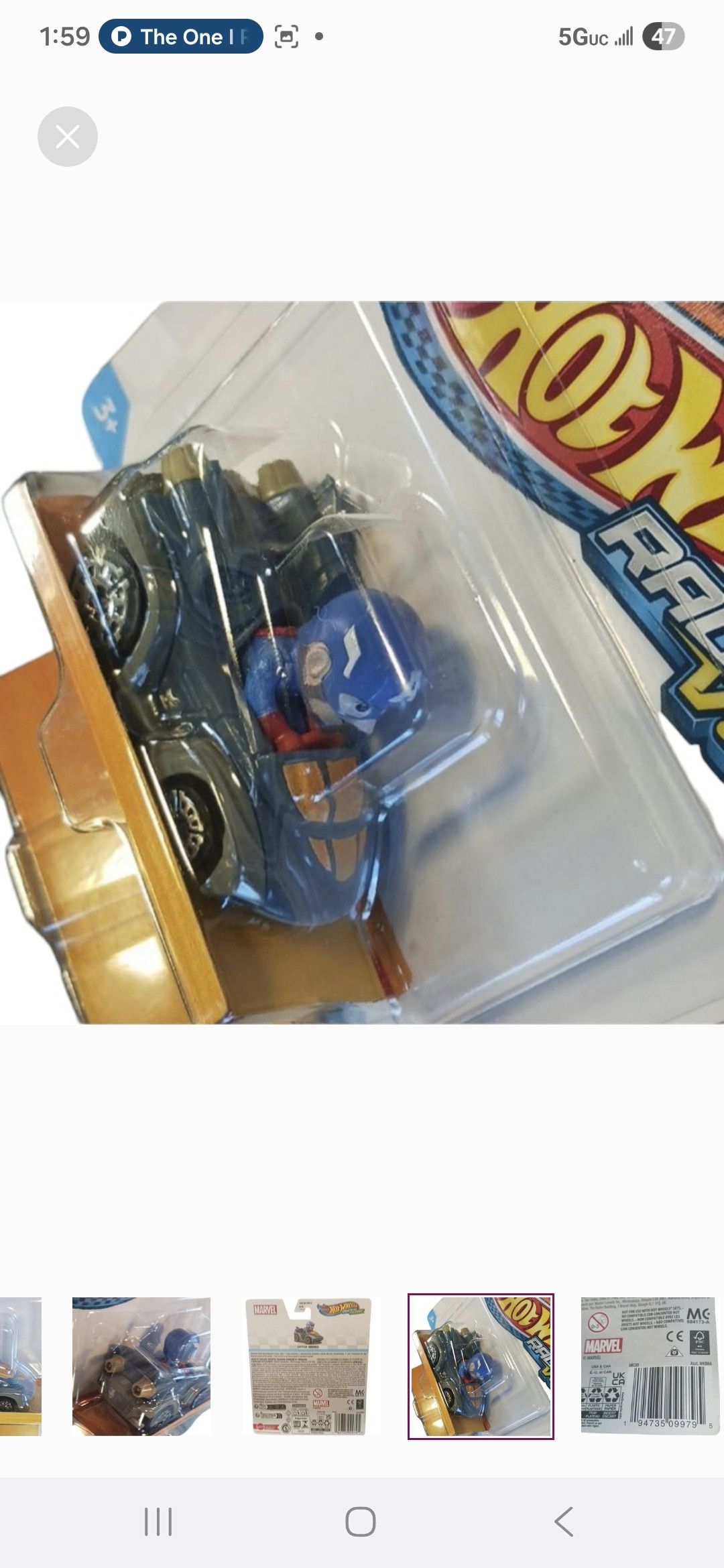 Other MARVEL × HOTWHeeLs CAPTAIN AMERICA Size ONE SIZE - 5 Thumbnail