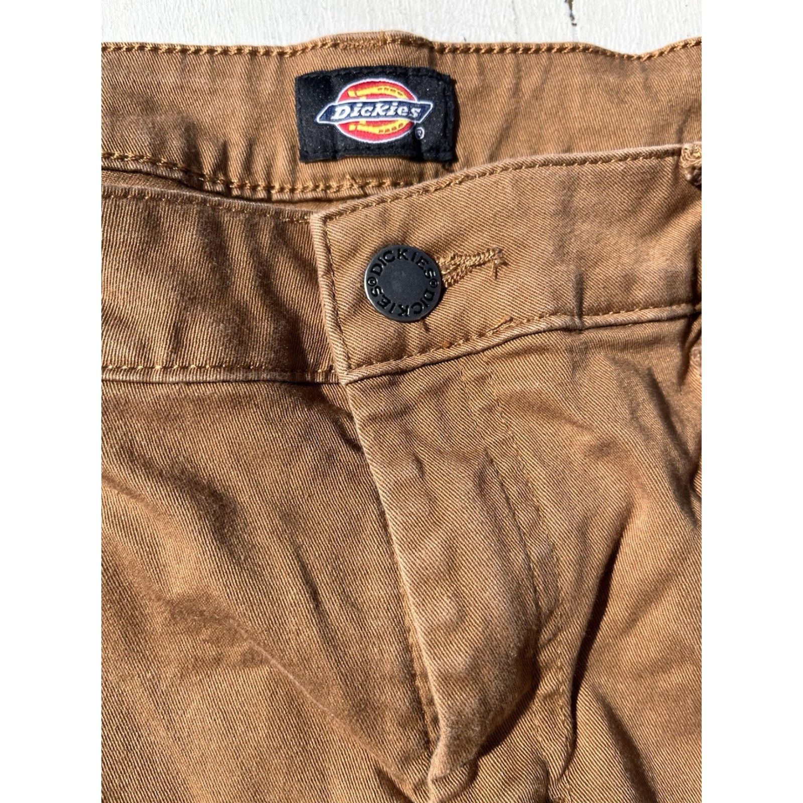 Dickies Dickies Women's Pants Beige Solid 25R Workwear Carpenter Street Skate Size 42" / US 20 - 4 Thumbnail