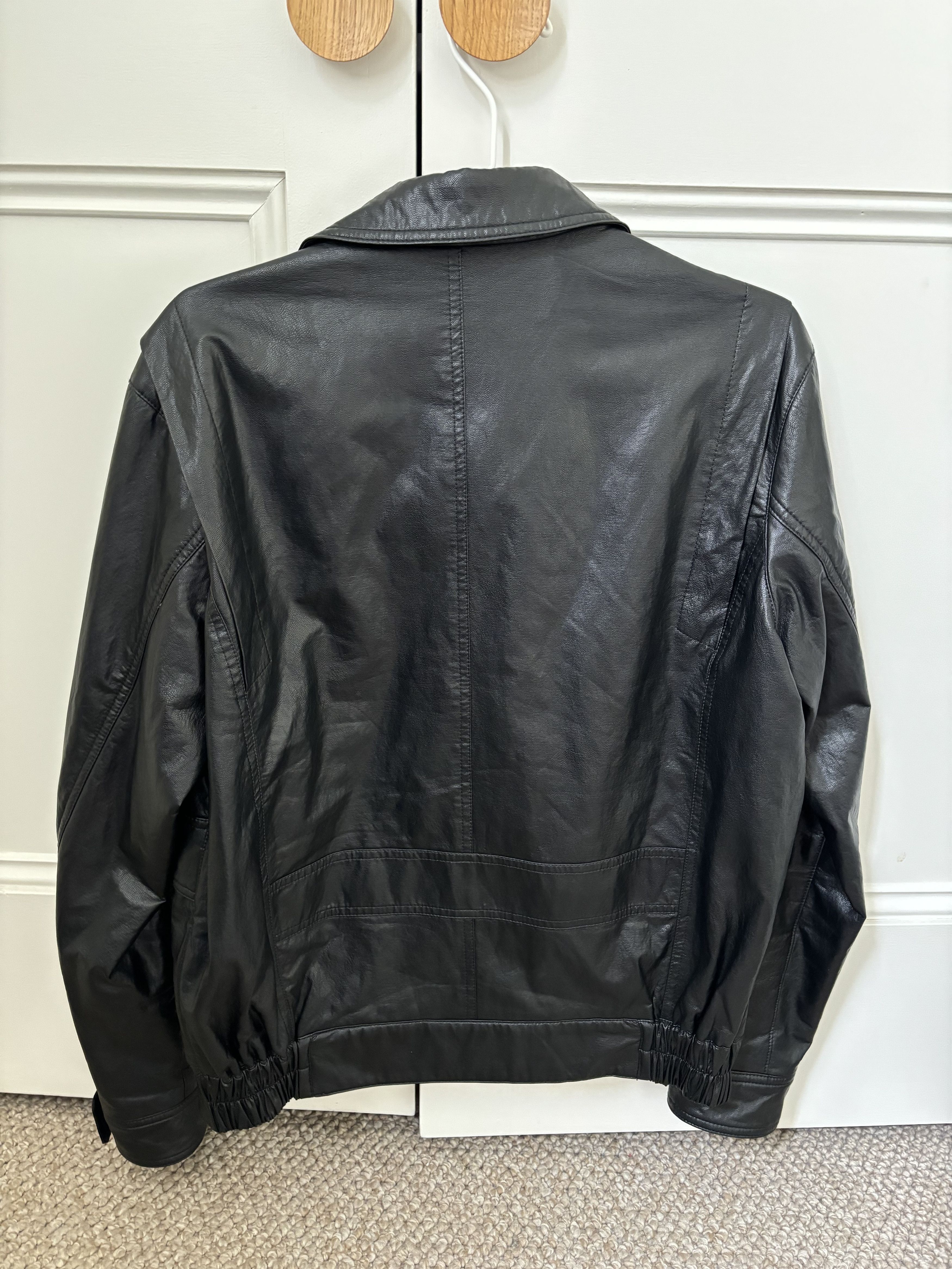 A.P.C. A.P.C Black Faux-Leather Jacket Size US M / EU 48-50 / 2 - 3 Thumbnail