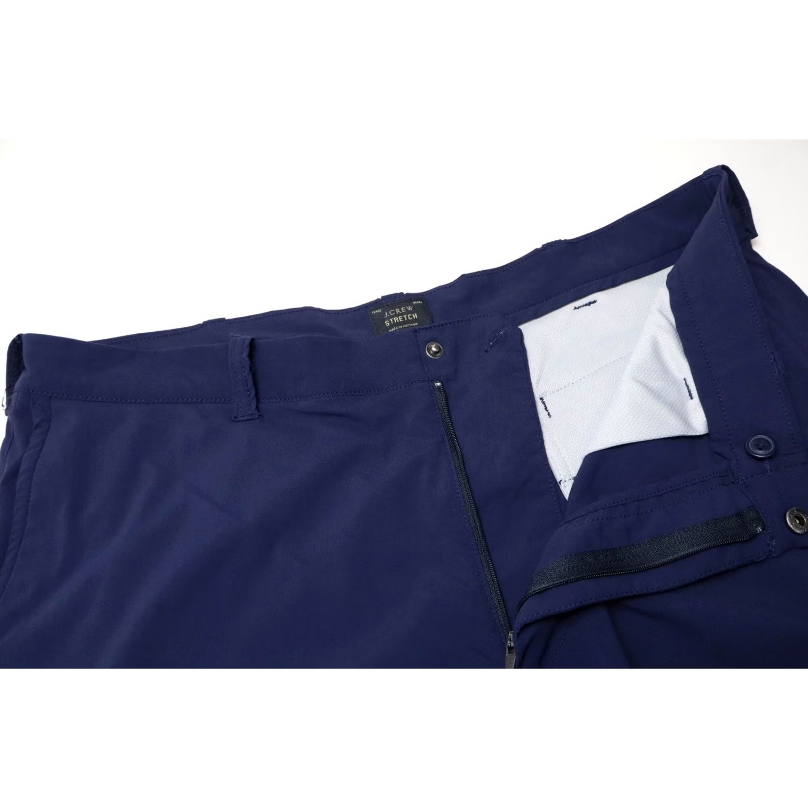 J.Crew J.CREW Stretch Shorts Men W36 Classic Chino Slim Blue Zip Fly Lined Shorts Size US 36 / EU 52 - 4 Thumbnail