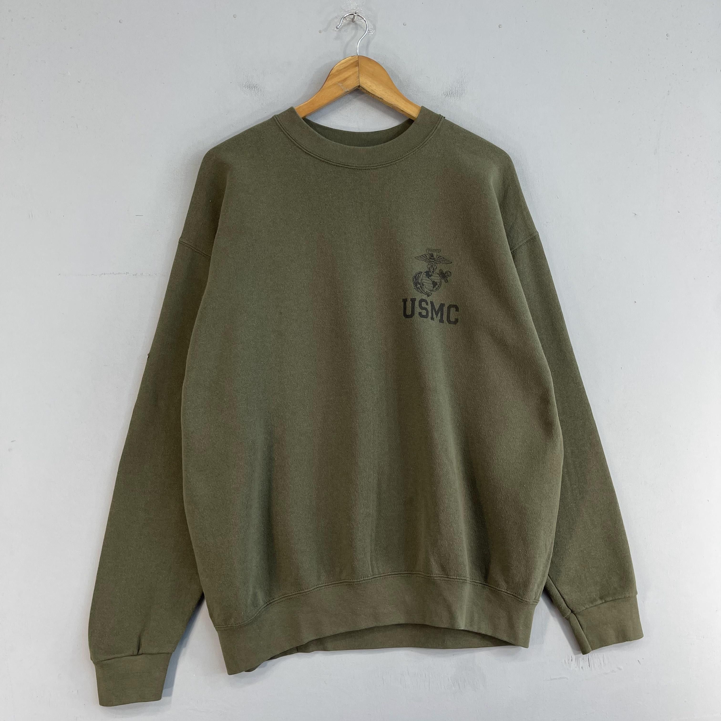 Vintage Vintage 90s USMC Buzz Rickson Military Sweatshirt Size US L / EU 52-54 / 3 - 4 Thumbnail