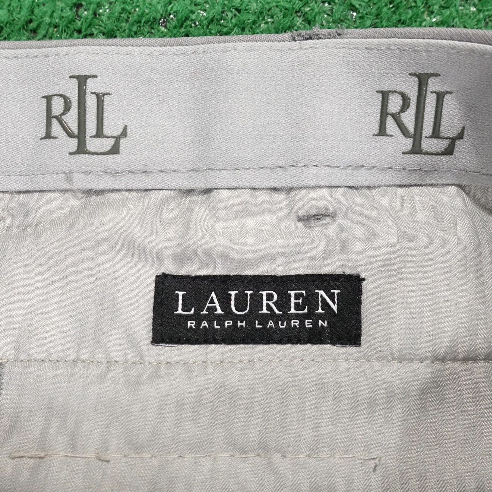 Ralph Lauren Lauren Ralph Lauren Pants Gray Stretch Dress Casual 38x30 (37x28.5) BLACK LABEL Size US 38 / EU 54 - 6 Thumbnail