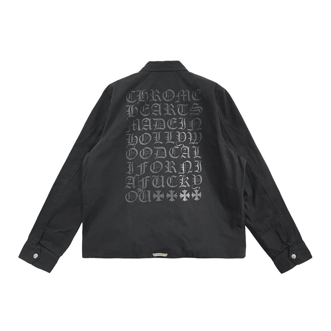 Chrome Hearts Chrome Hearts Zip Up Script Logo Jacket Size US XXL / EU 58 / 5 - 1 Thumbnail