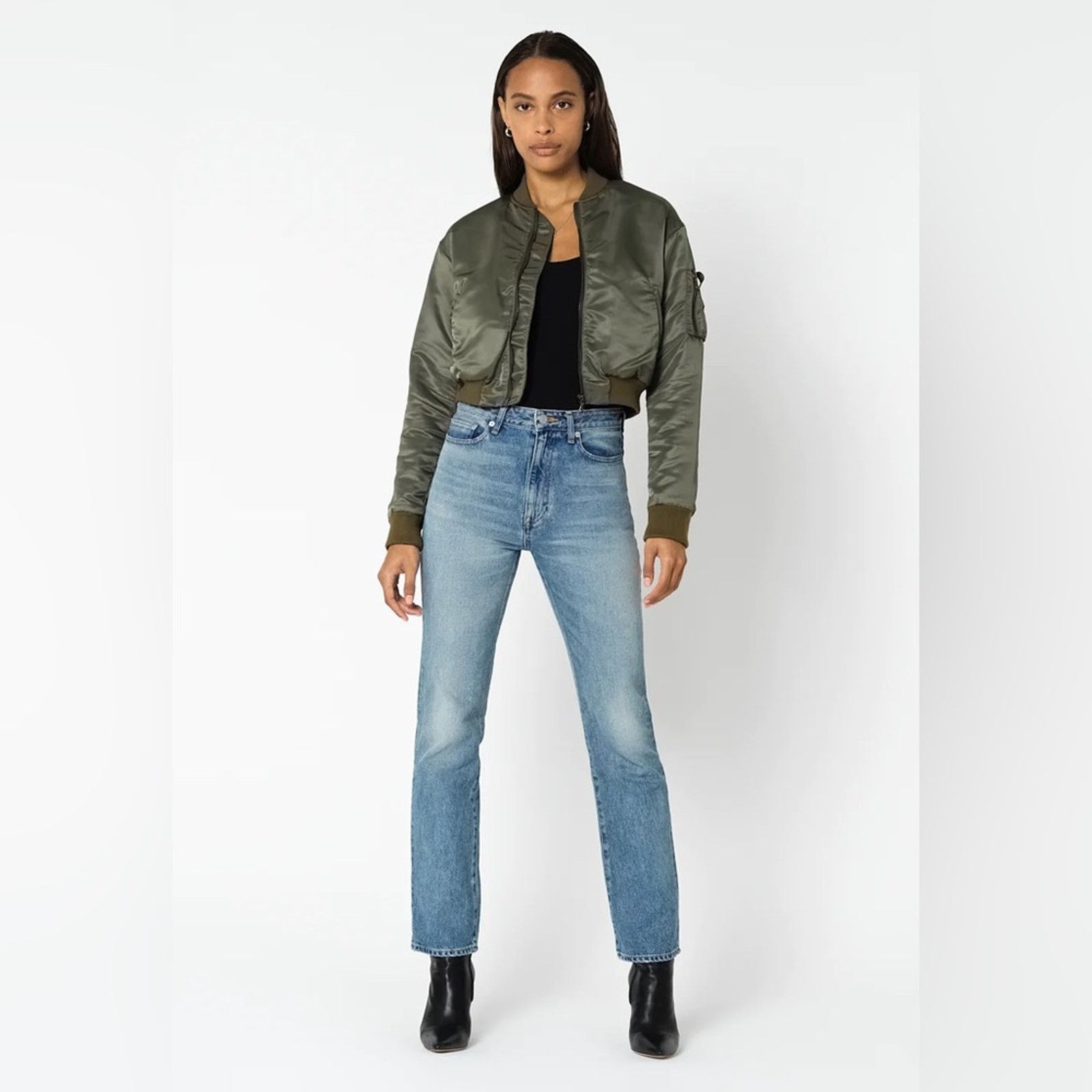 John Elliott JOHN ELLIOTT HIGH RISE STRAIGHT JEANS SIZE 25 LIGHT DENIM Size 25" / US 0 / IT 36 - 4 Thumbnail