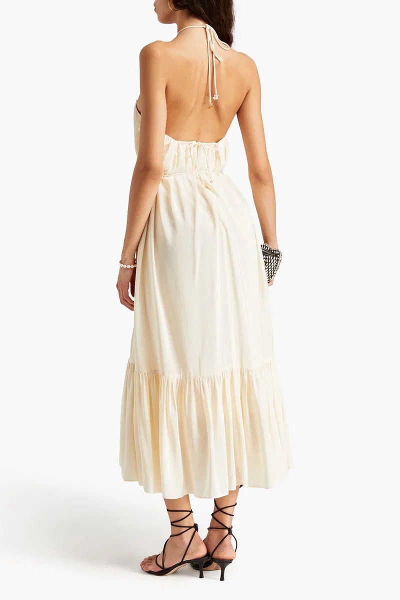 Zimmermann Halter Neck Midi Dress. Size M / US 6-8 / IT 42-44 - 2 Thumbnail