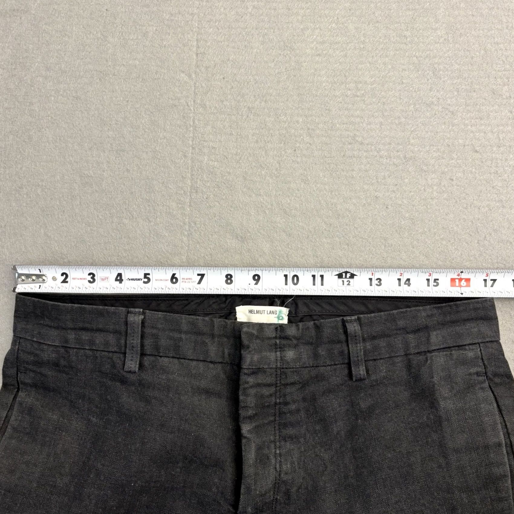 Helmut Lang VINTAGE HELMUT LANG Pants Mens 34x33 Black Cotton Twill Archive Straight Leg Casual Size US 34 / EU 50 - 5 Thumbnail