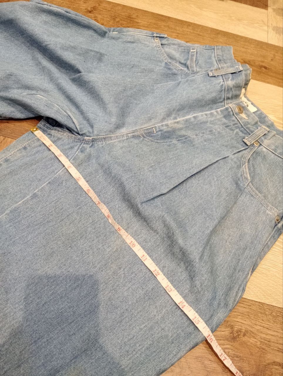 Issey Miyake RARE ZUCCA BY ISSEY MIYAKE BALLOON BAGGY BLUE DENIM PANTS Size US 31 - 20 Thumbnail