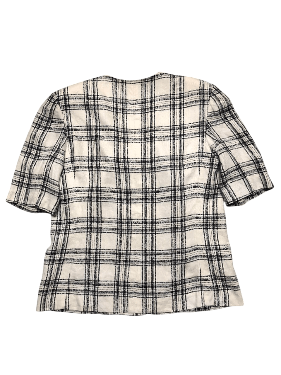 Christian Dior Monsieur × Dior Christian Dior Tartan No Collar Short Sleeve Coat Jacket Size M / US 6-8 / IT 42-44 - 2 Thumbnail