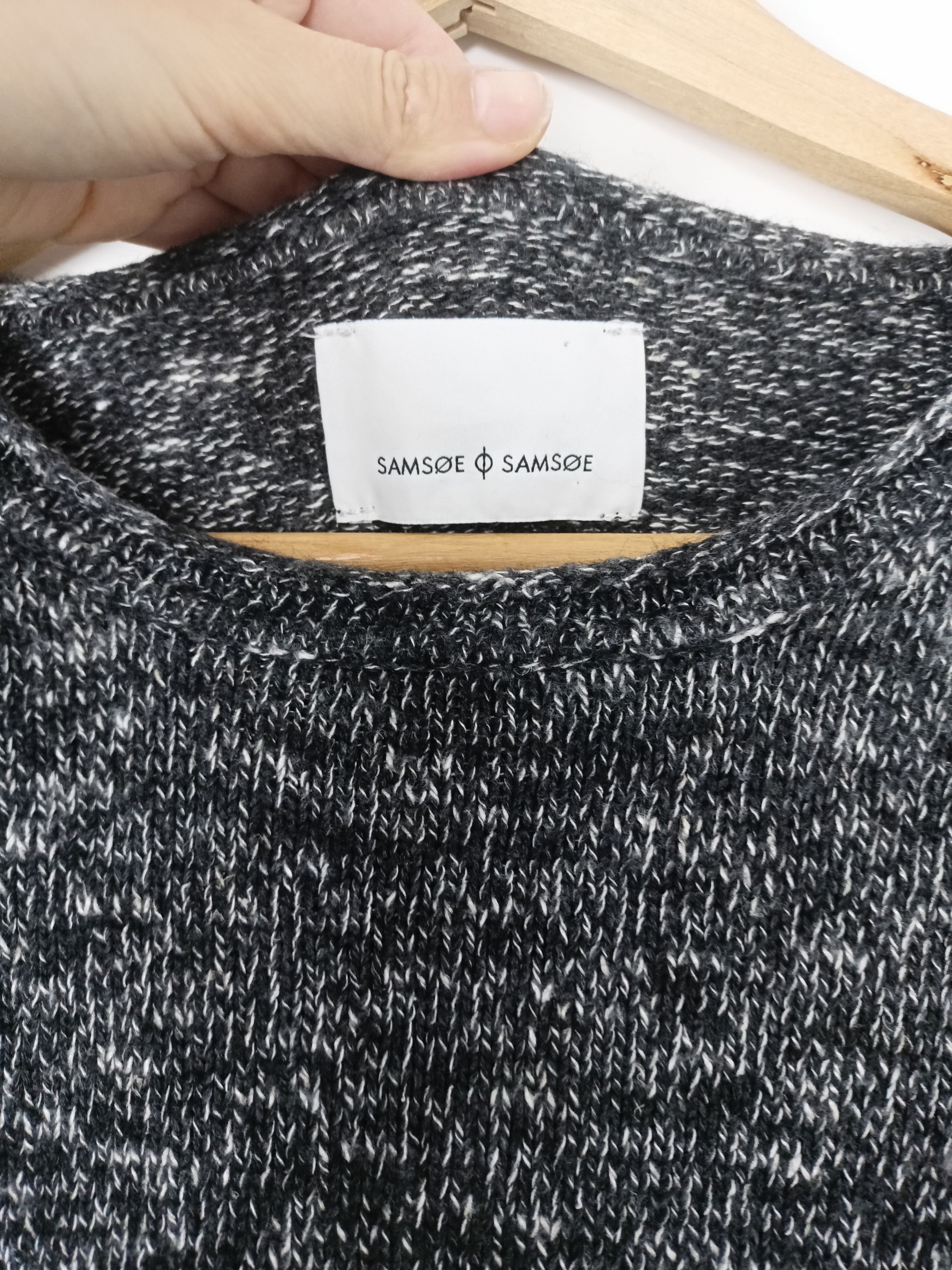 Samsoe Samsoe Black and white sweater Size US M / EU 48-50 / 2 - 2 Thumbnail