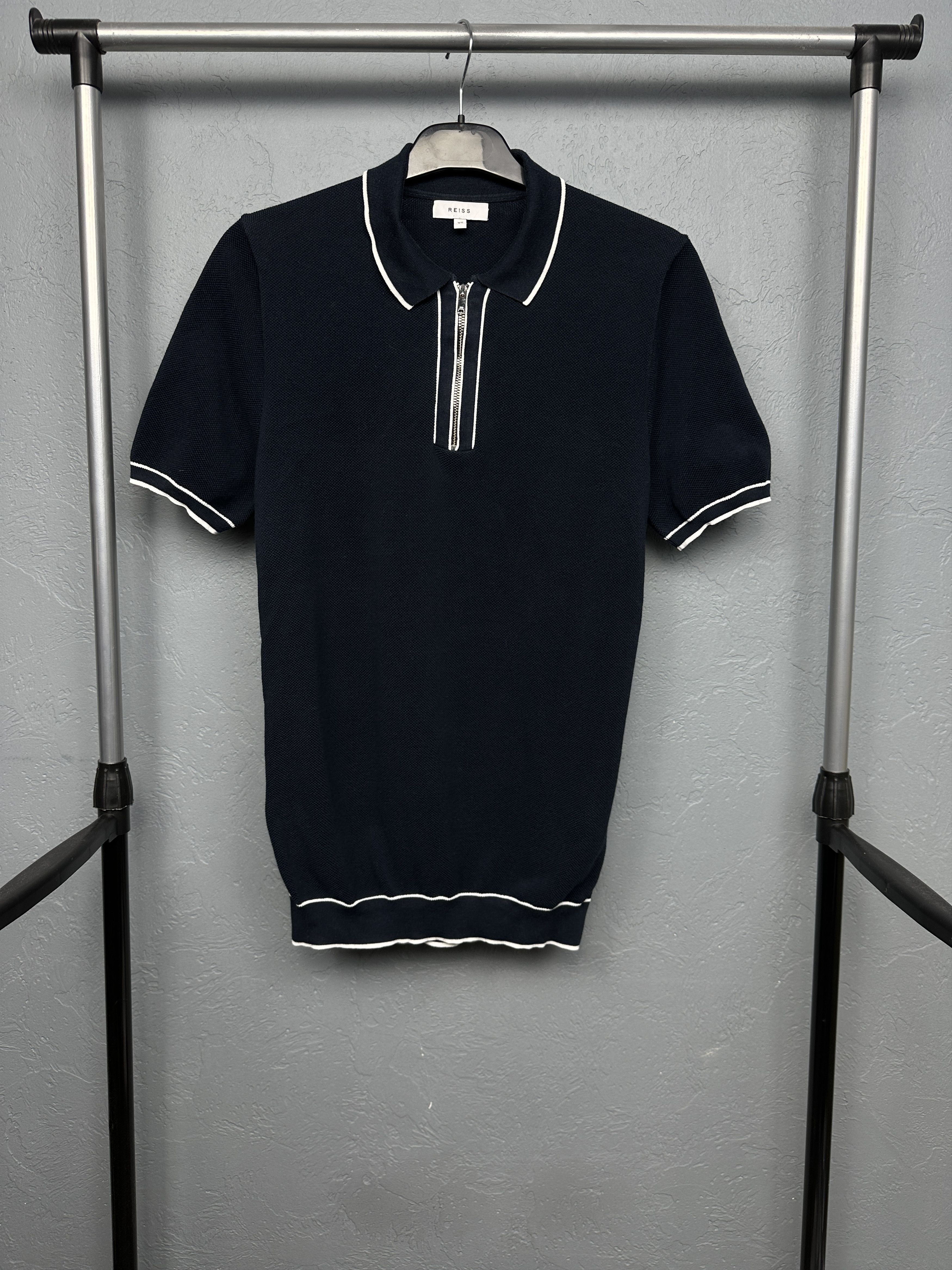 Reiss Reiss Mens Knit Polo Shirt Size US XS / EU 42 / 0 - 1 Thumbnail