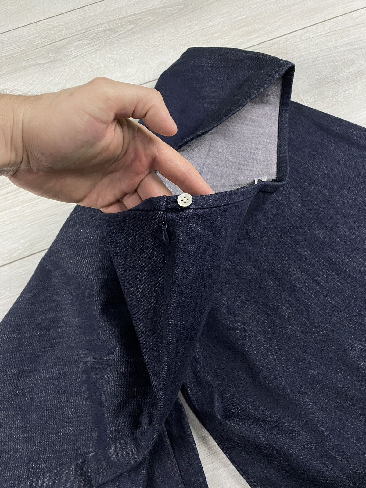 Other KÄÄPIÖ dark blue loose denim shorts pants ss15 made in Japan Size 26" / US 2 / IT 38 - 11 Thumbnail