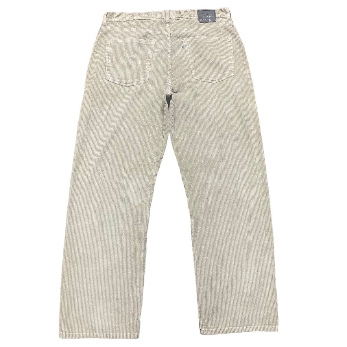 Levi's Vintage 90s Levis Silvertab Corduroy Straight+Loose Pants Size US 38 / EU 54 - 3 Thumbnail