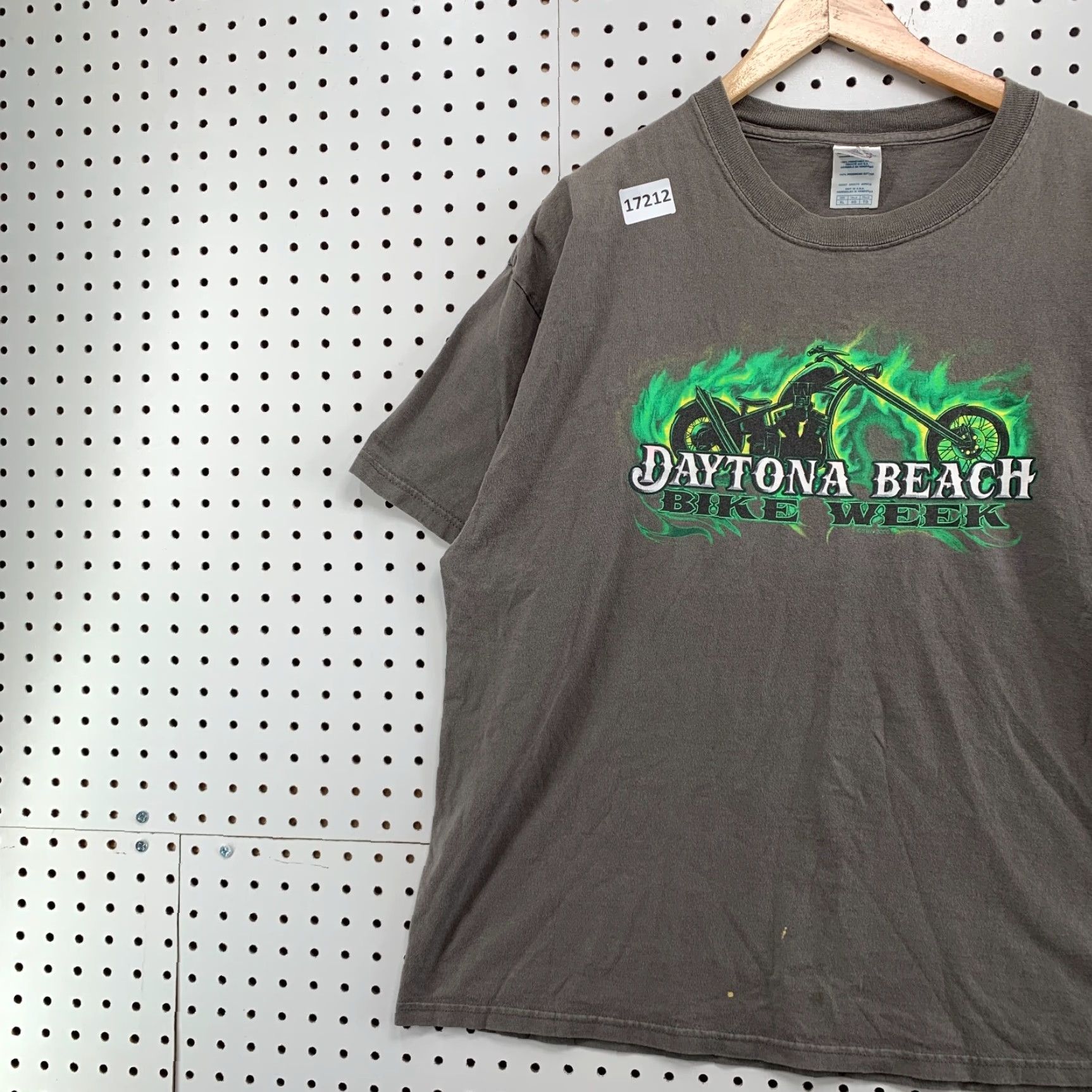 Gildan Daytona Bike Week Shirt Mens XL Gray Green Motorcycle Graphic 2006 Short Sleeve Size US XL / EU 56 / 4 - 3 Thumbnail