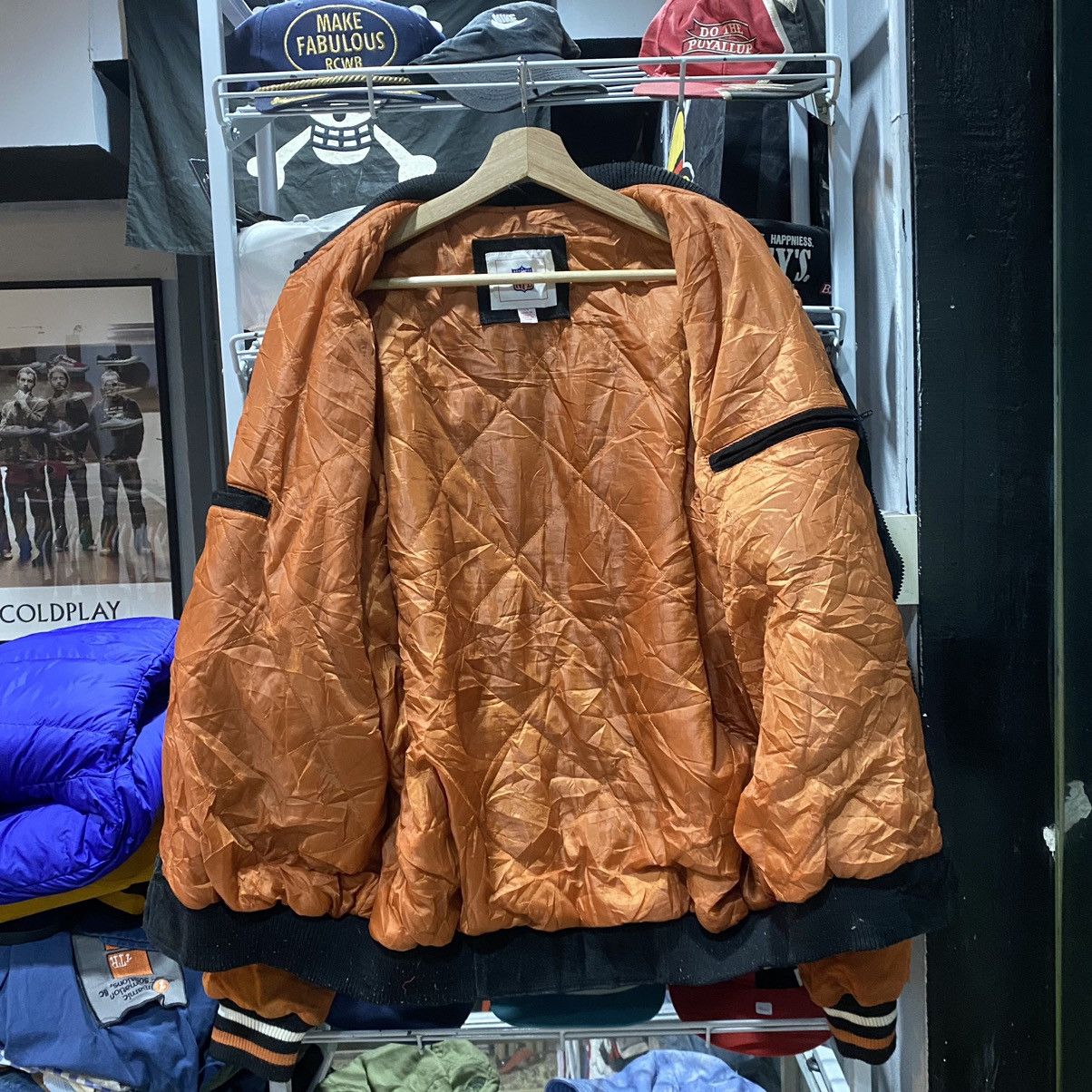 NFL Vintage Cincinnati Bengals Leather Jacket by NFL Size US L / EU 52-54 / 3 - 3 Thumbnail