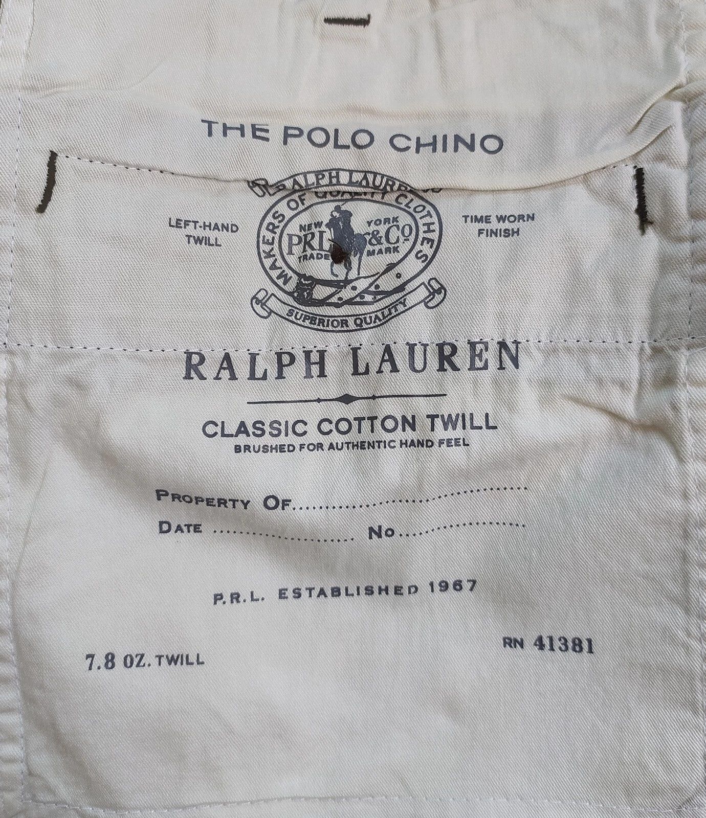 Polo Ralph Lauren Polo Ralph Lauren Classic Fit Chino Pant ATP 0076 Size US 40 / EU 56 - 7 Thumbnail