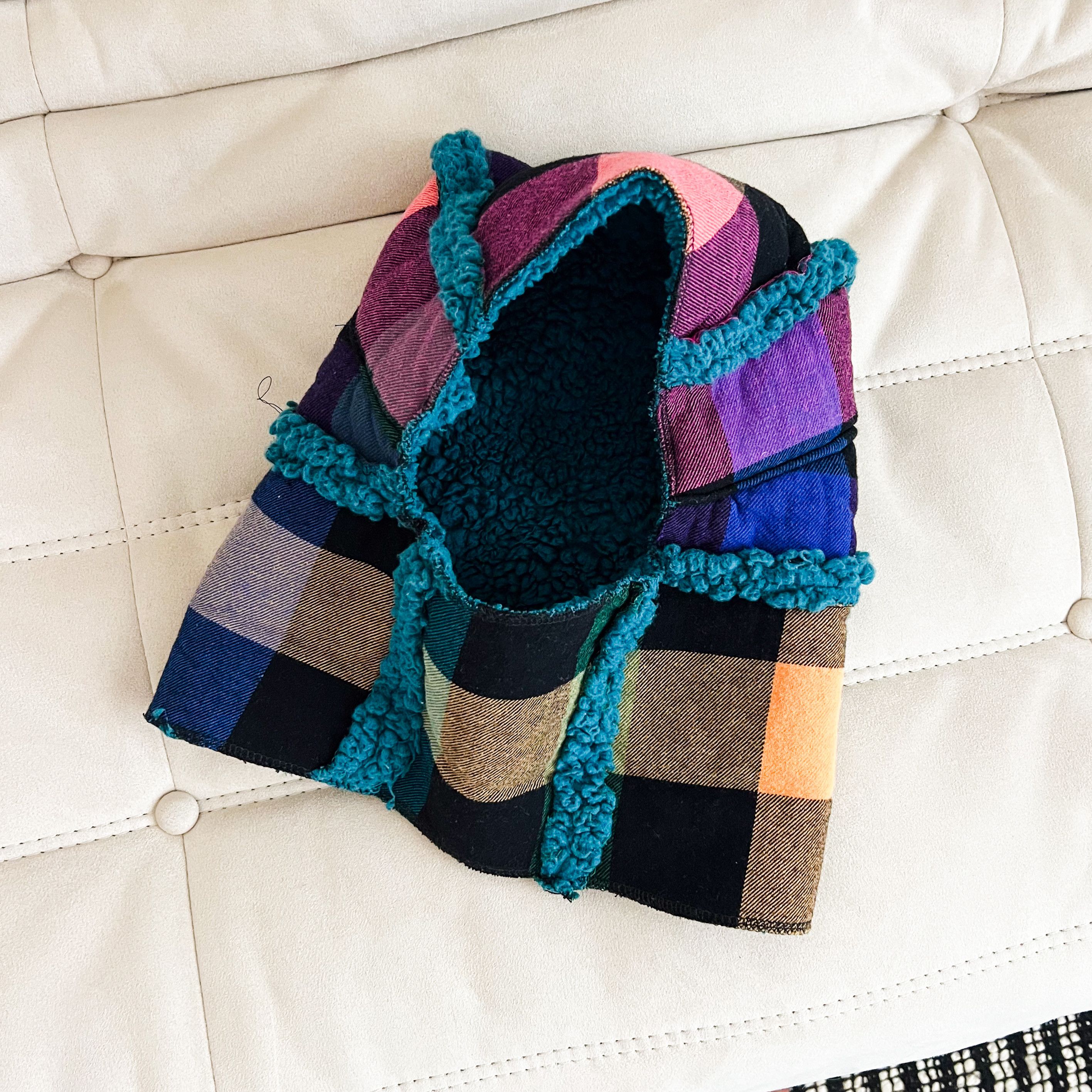 Other Rare Jelly Noj Quilted Fleece Face Mask Ski Winter Hat Size ONE SIZE - 1 Thumbnail