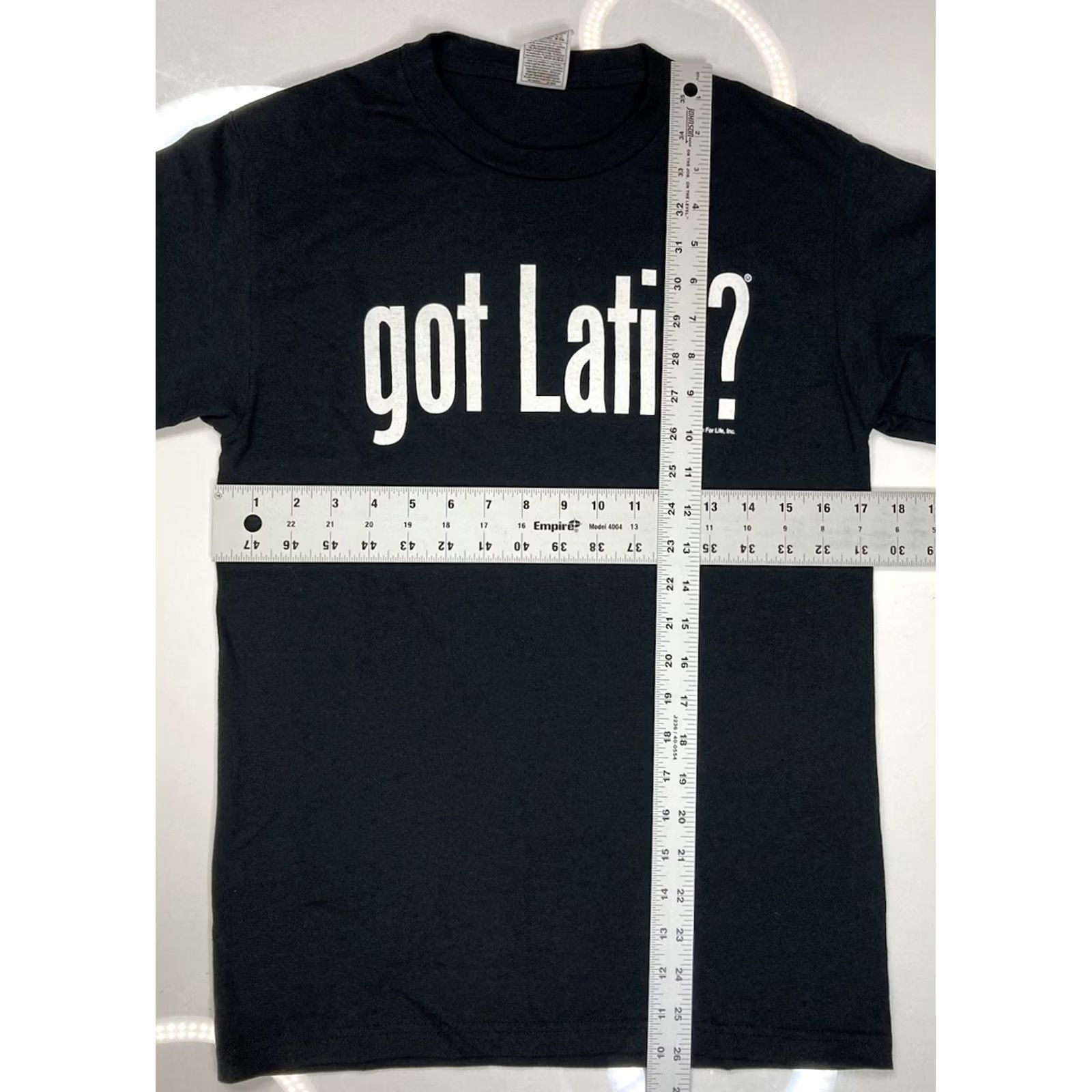 Fruit Of The Loom VINTAGE Got Latin 2004 Graphic T-shirt Men Small Black Short Sleeve Size US S / EU 44-46 / 1 - 7 Thumbnail