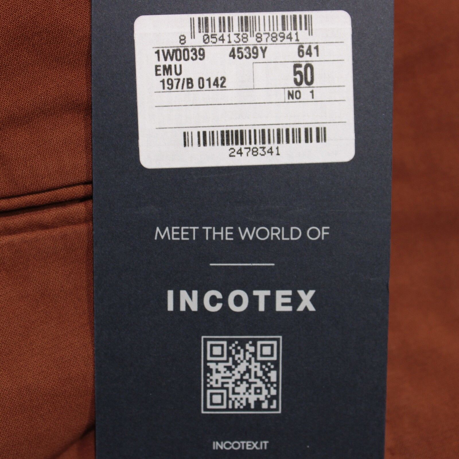 Incotex INCOTEX New with tags Chino Size 34 US In Brown Size US 34 / EU 50 - 4 Thumbnail