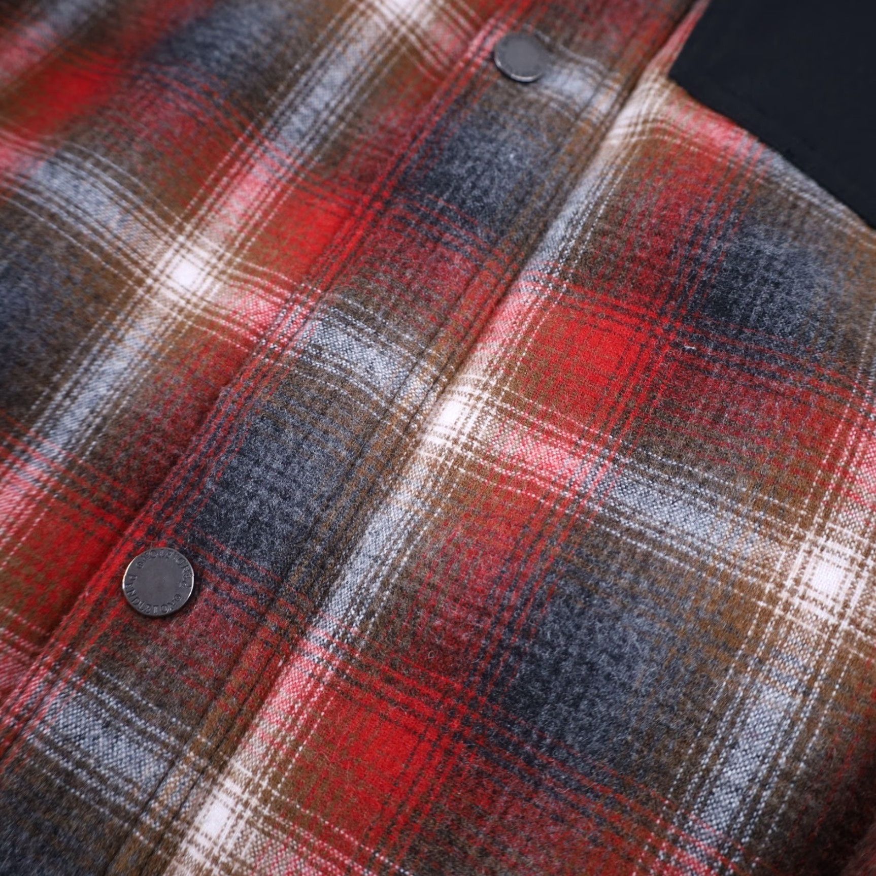 Pendleton Pendleton Mens Small Shadow Plaid Polyfill Quilted Wool Shirt Jacket Size US S / EU 44-46 / 1 - 4 Thumbnail