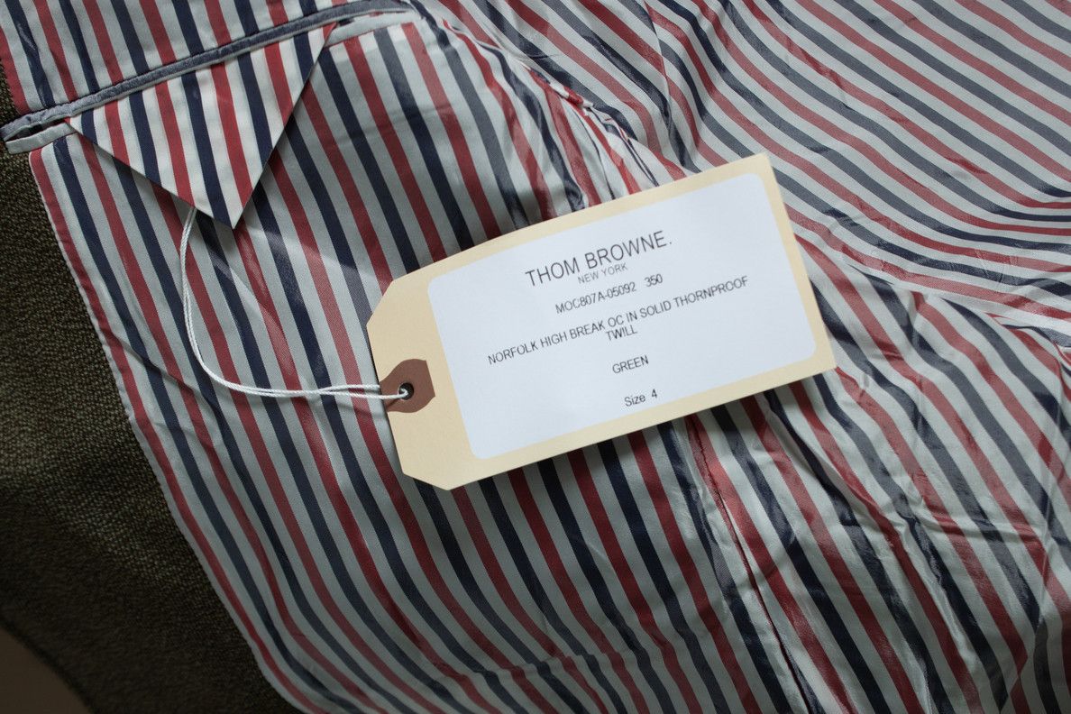 Thom Browne Thom Browne, Green trench coat Size US XL / EU 56 / 4 - 7 Thumbnail