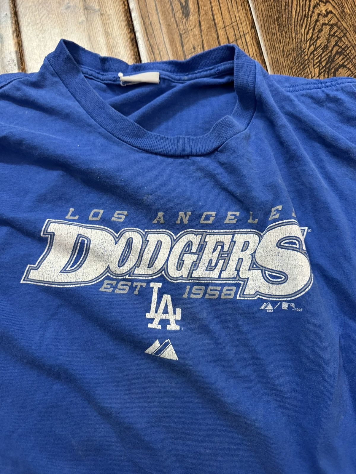 Other Vintage Los Angeles Dodgers Tee Blue Size US XL / EU 56 / 4 - 2 Thumbnail