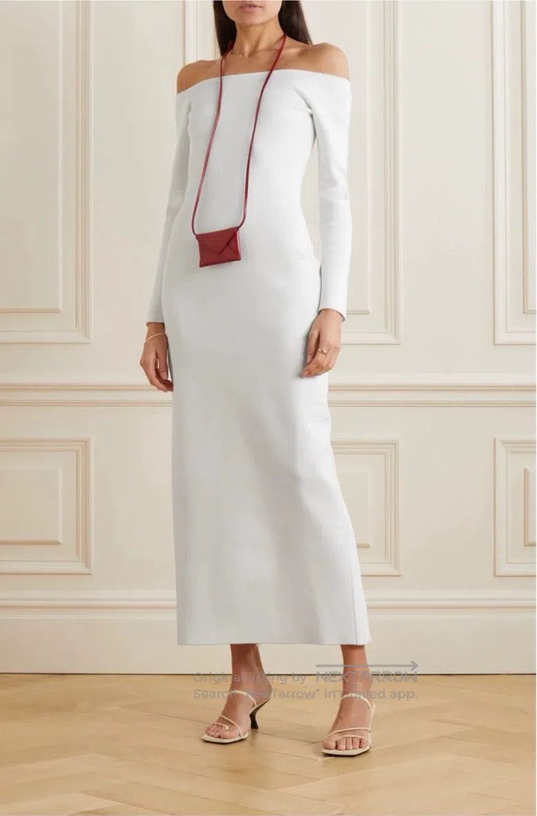 The Row The row Midi Little White Dress Size M / US 6-8 / IT 42-44 - 1 Thumbnail