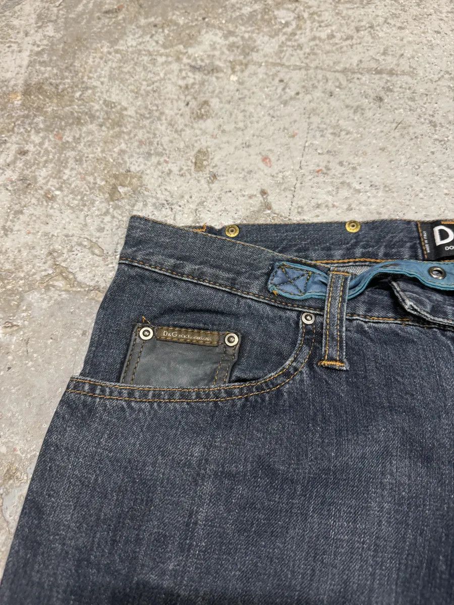 Dolce & Gabbana AW2004 Dolce & Gabbana Utility Blue Denim Jeans Size US 32 / EU 48 - 10 Thumbnail