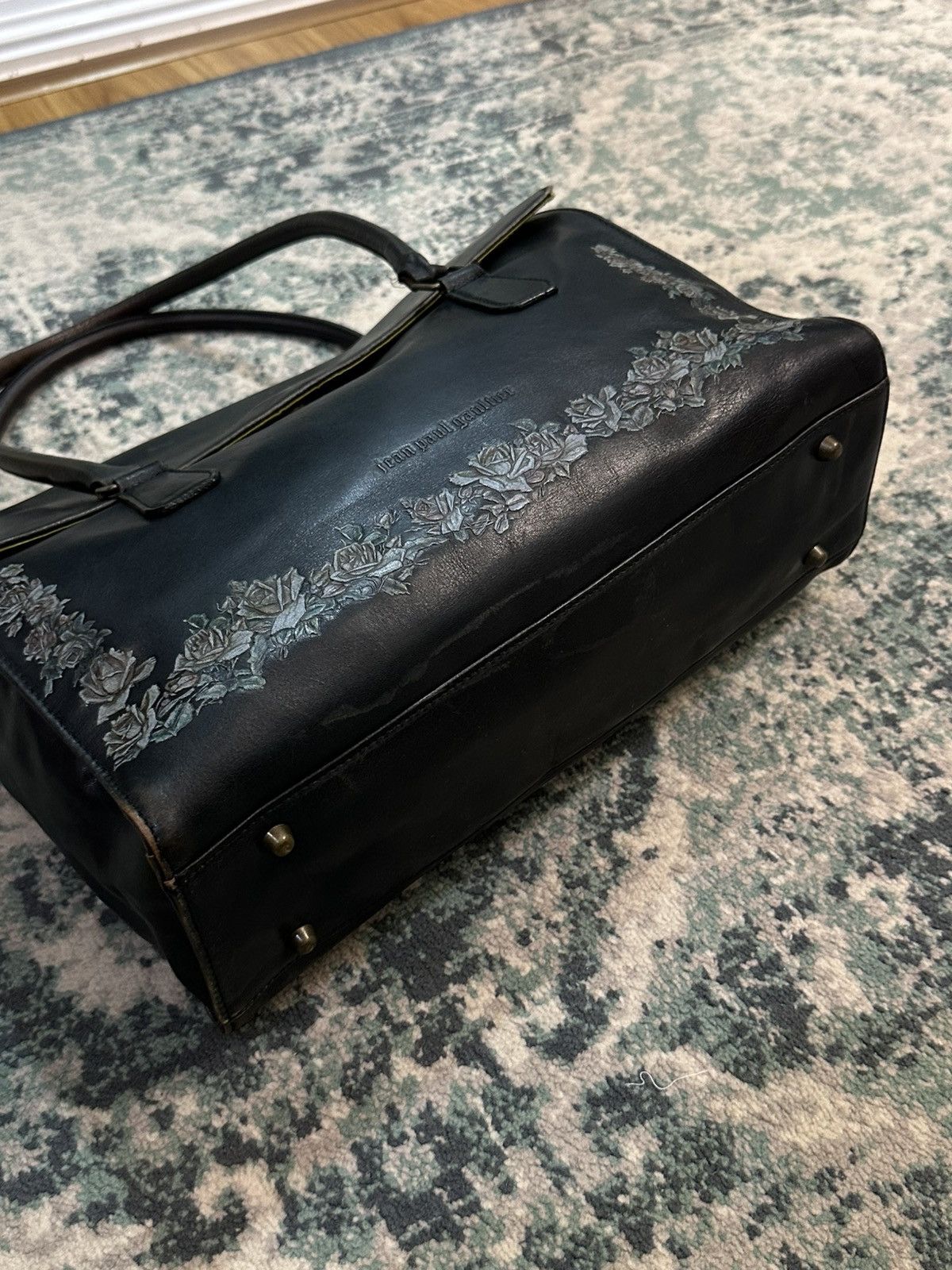 Jean Paul Gaultier Vintage Jean Paul Gaultier Red Rose Leather Bag Size ONE SIZE - 23 Thumbnail
