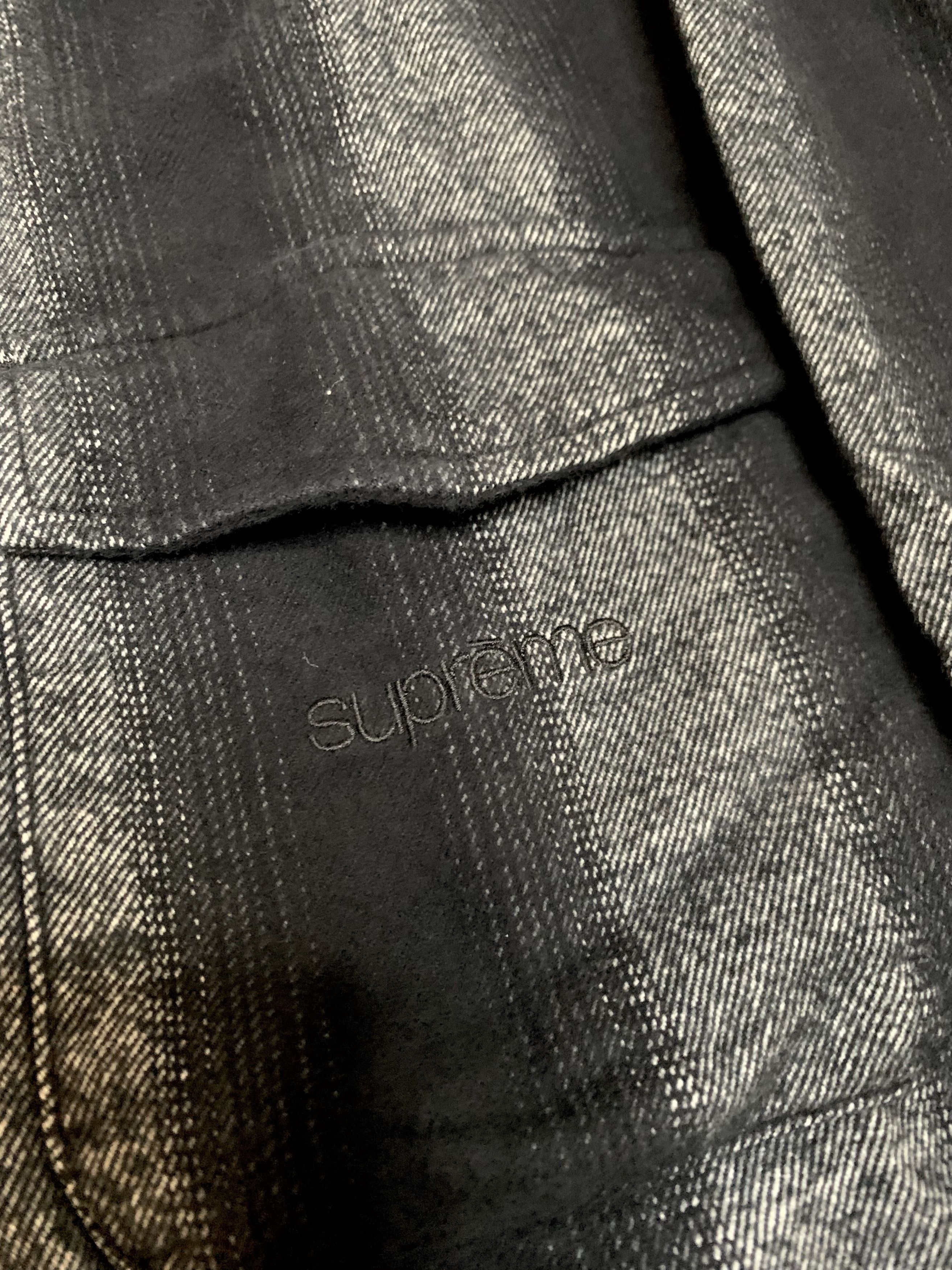 Supreme Supreme FW23 Stripe Flannel Zip Up (L) Size US L / EU 52-54 / 3 - 7 Thumbnail