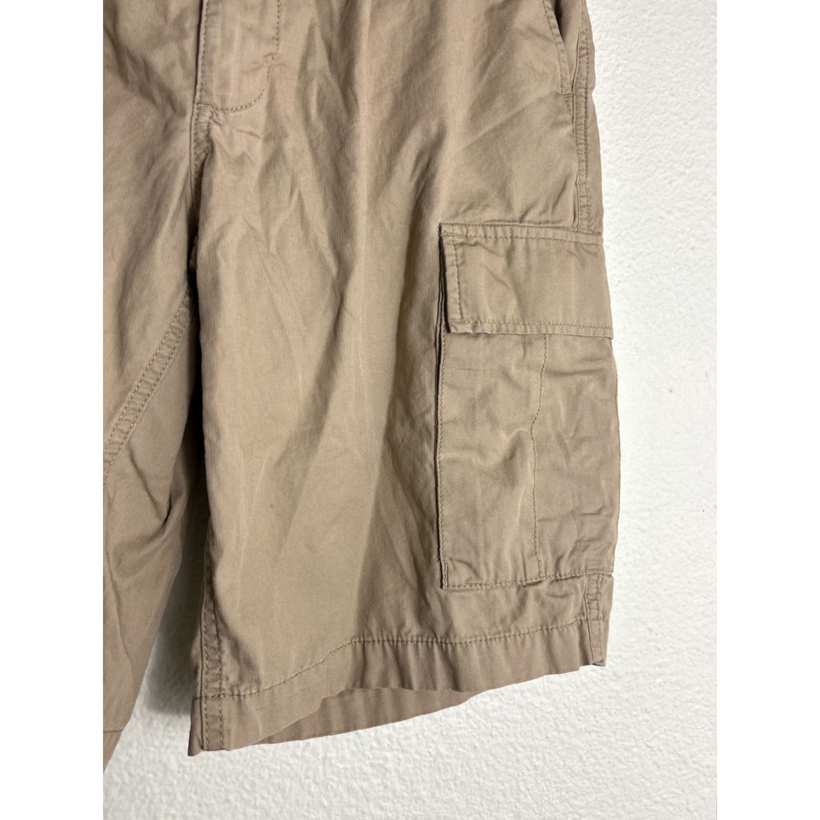 Vans Vans Cargo Shorts Mens 32 Beige Cotton Waist Fasteners Size US 32 / EU 48 - 3 Thumbnail