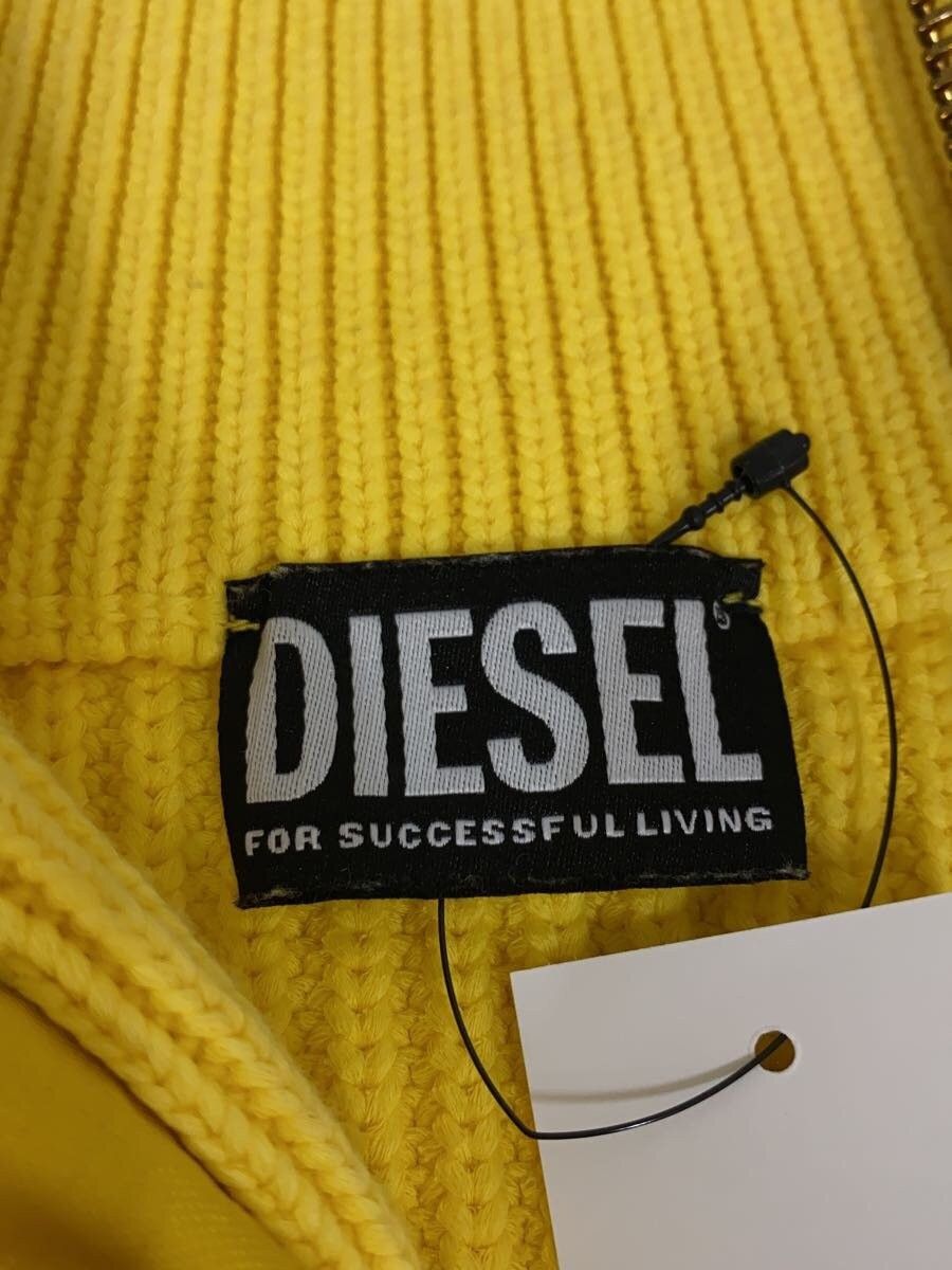 Diesel DIESEL Knit Sweater , Medium, Cotton, Yellow, K-URTIS, Size US M / EU 48-50 / 2 - 5 Thumbnail