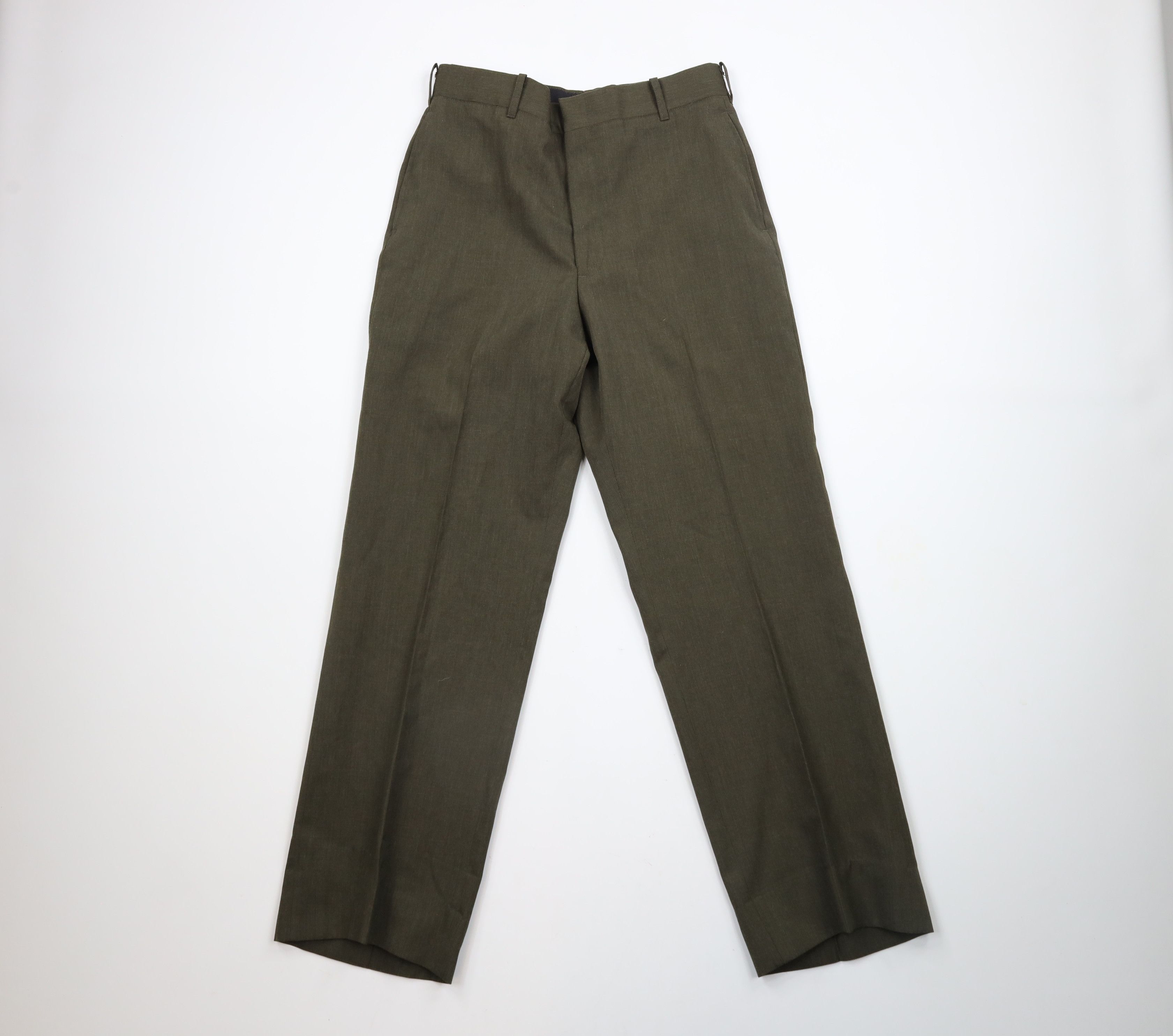 Vintage Vintage 90s Military Corps Wide Leg Trousers Pants USA Size US 30 / EU 46 - 1 Thumbnail