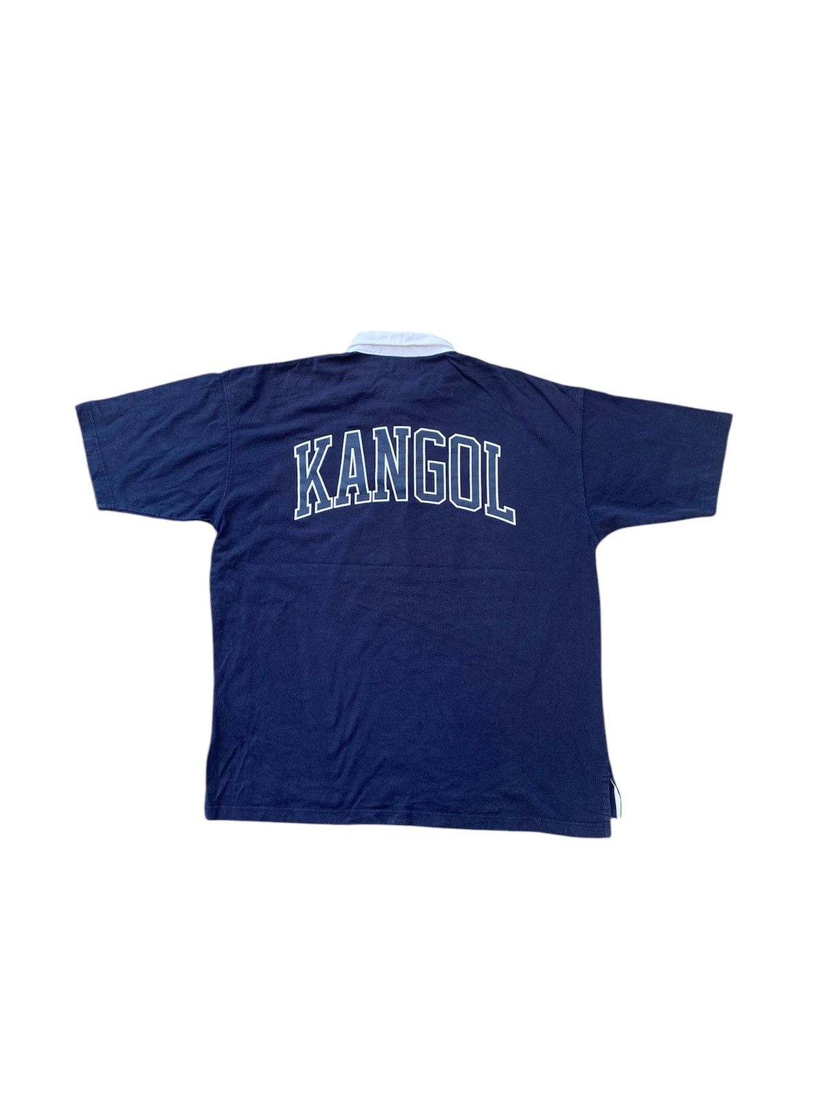 Kangol × Rap Tees × Vintage Vintage Polo Kangol Spellout Big Print Tees Size US L / EU 52-54 / 3 - 2 Thumbnail