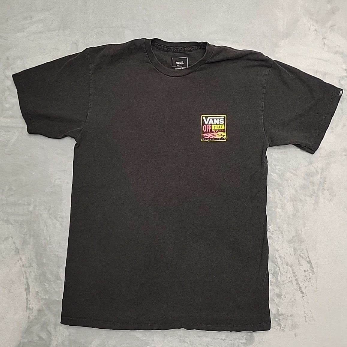 Vans Vans Shirt Mens M Black Flame Graphic Skate Surf Street tee 90s Mens Size US M / EU 48-50 / 2 - 2 Thumbnail