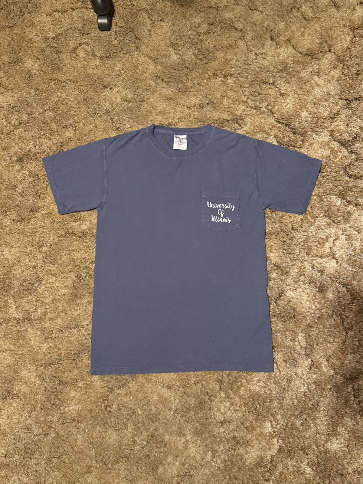Vintage University of Illinois Flower Logo T-Shirt Pocket Tee Small Size US S / EU 44-46 / 1 - 3 Thumbnail