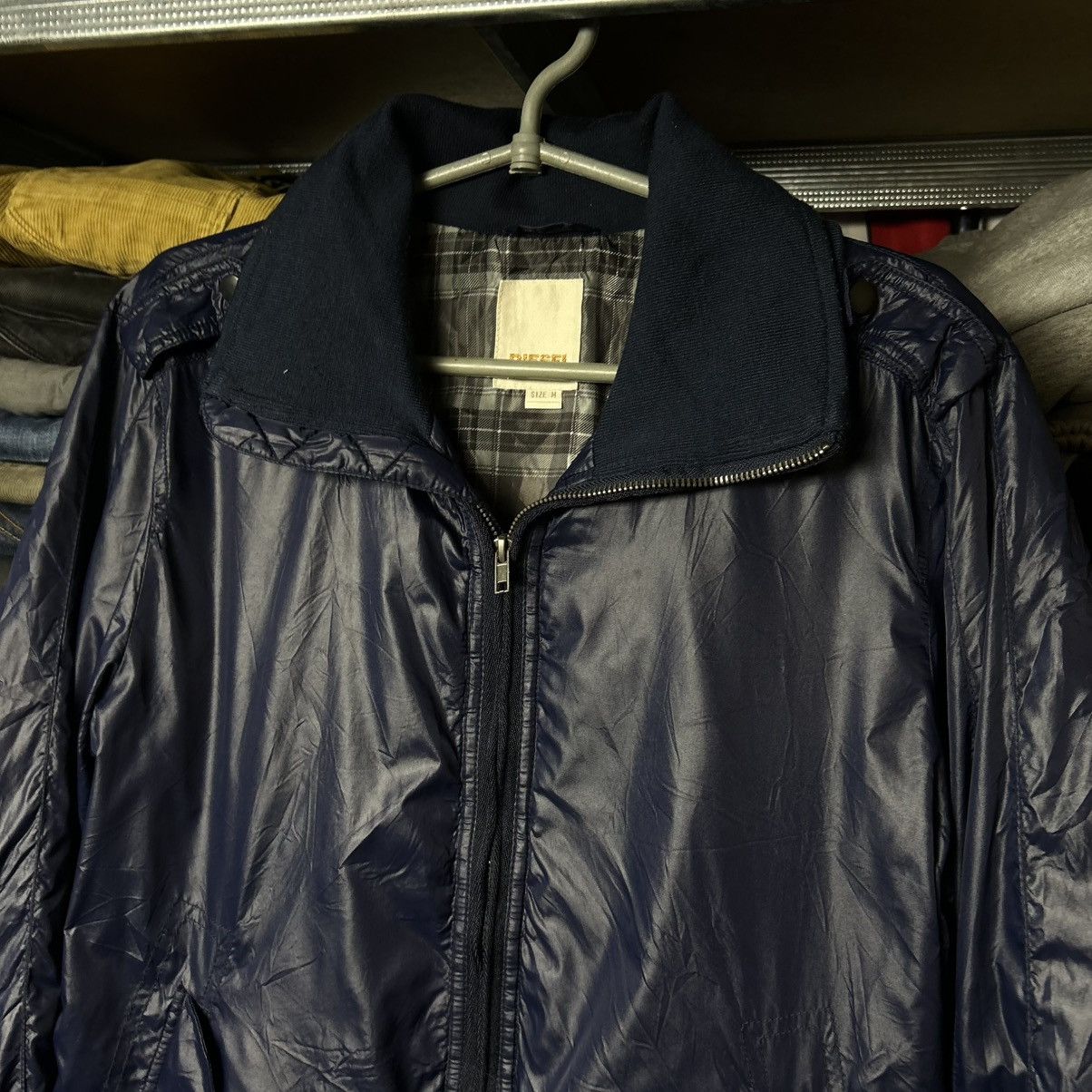 Diesel Luxury Diesel Full Zip Nylon Archival streetwear jacket Size US M / EU 48-50 / 2 - 2 Thumbnail