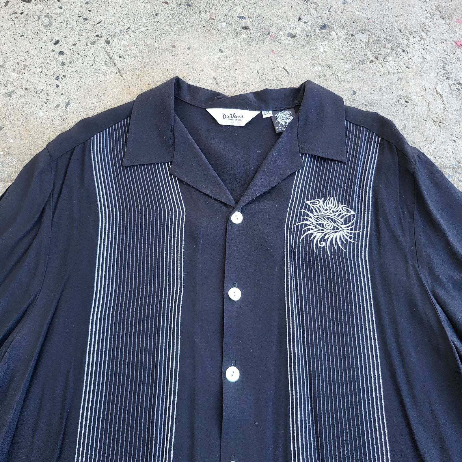 Other Vintage 90s Da Vinci Shirt Size 2XL XXL Black Reign & Shine Size US XXL / EU 58 / 5 - 2 Thumbnail