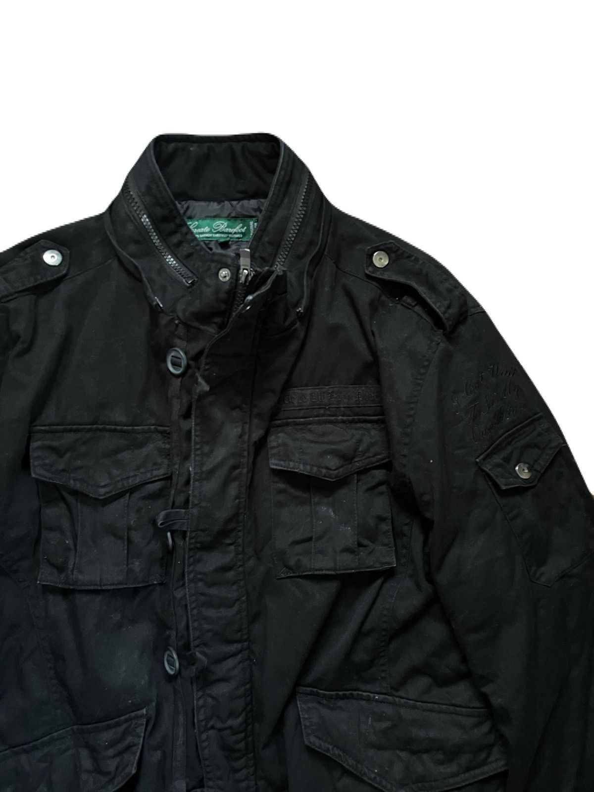 2000s Japanese archive military field jacket Y2K