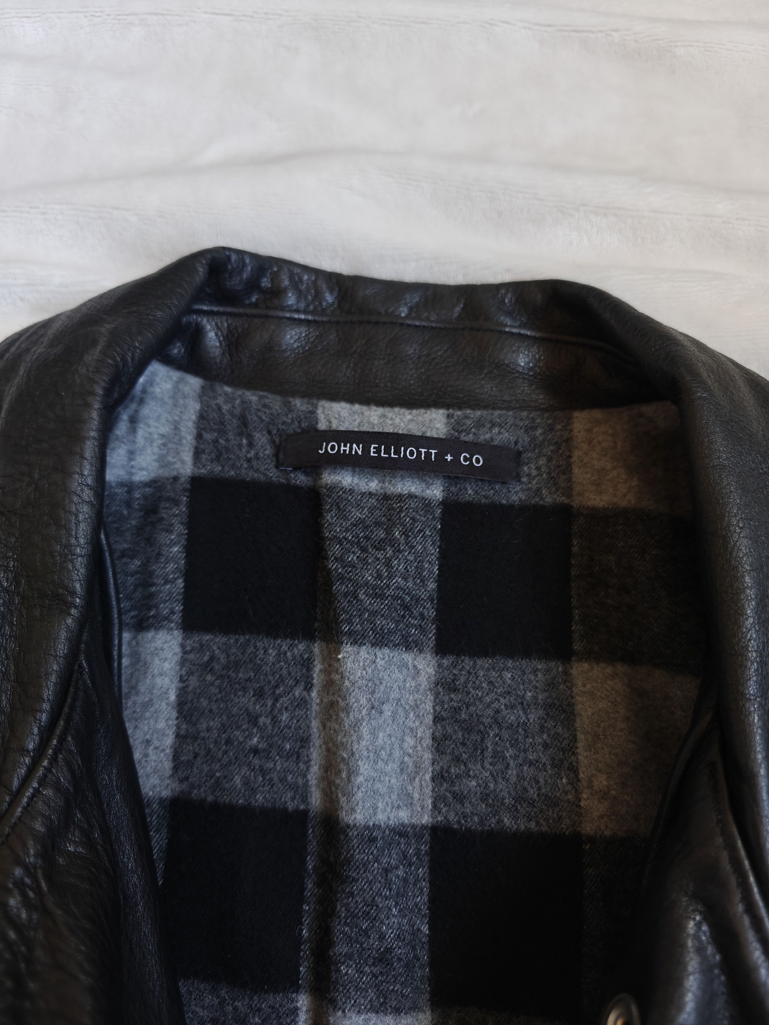 John Elliott John Elliot Leather Jacket Size US S / EU 44-46 / 1 - 9 Thumbnail