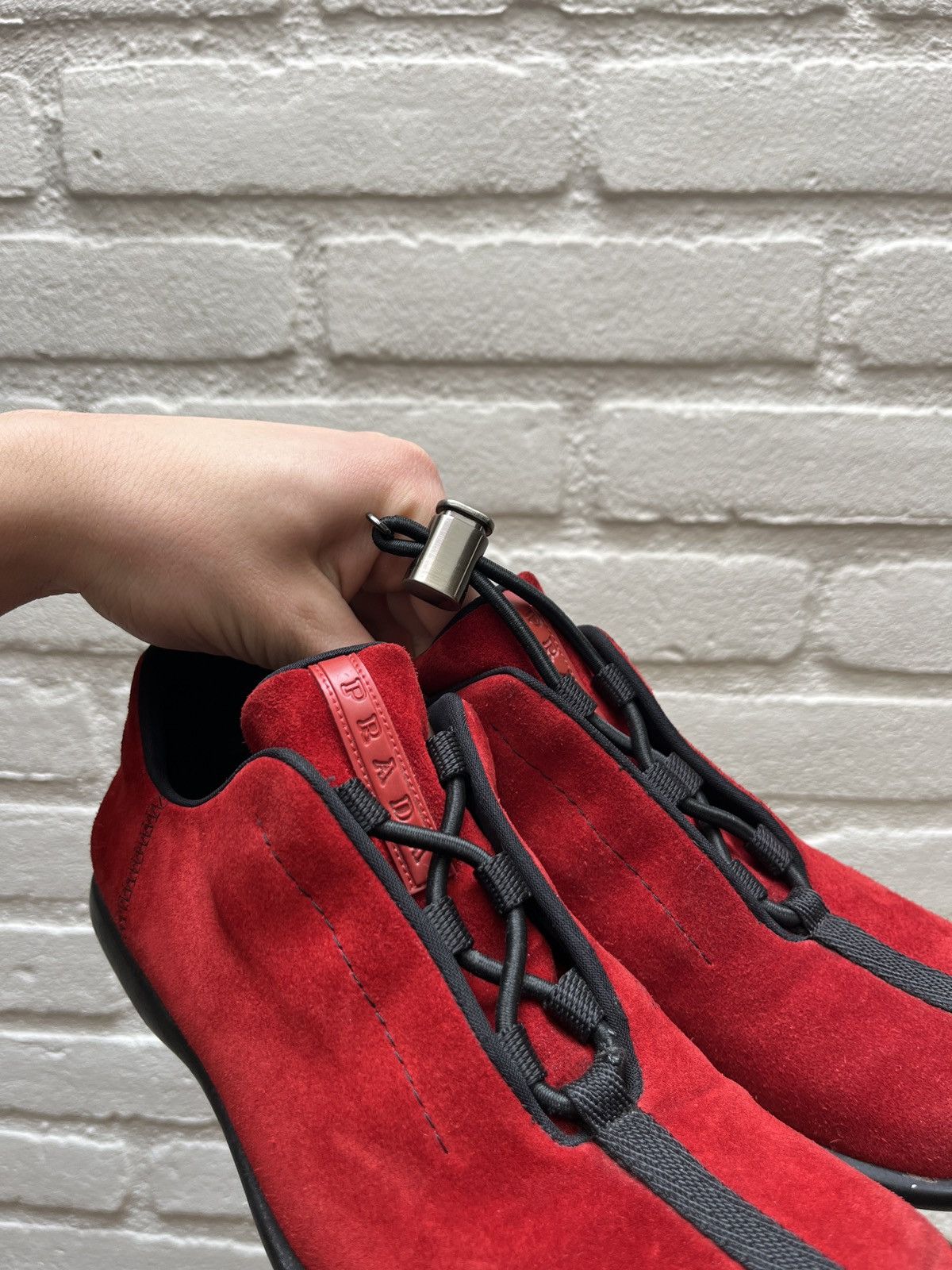 Prada Prada sport F/W 1999 linea Rossa suede sneakers Size US 4.5 / IT 34.5 - 8 Thumbnail