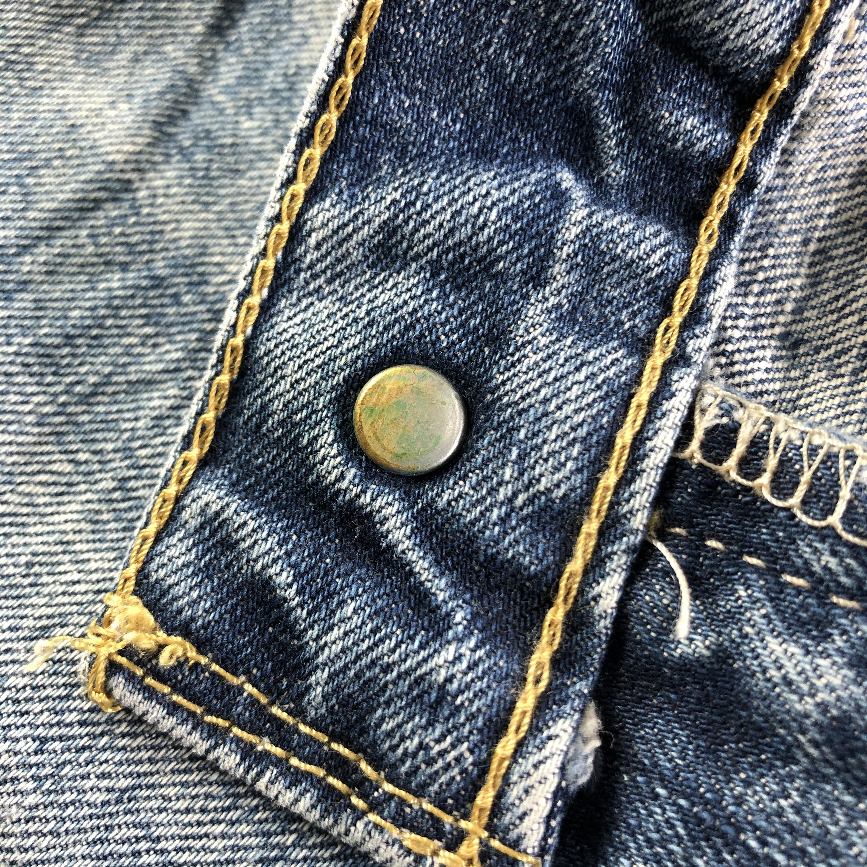 Levi's Vintage Blue Wash Levis 503 Jeans-J3862 Size US 35 - 9 Thumbnail