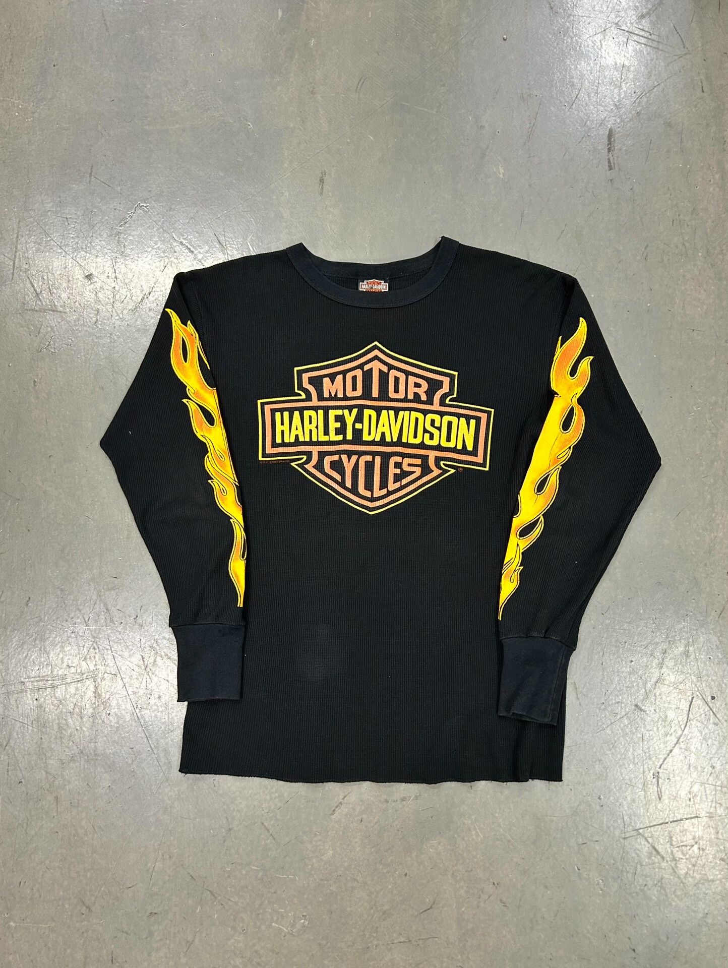Vintage Vintage 90s Harley-Davidson Long Sleeve Tee Size US M / EU 48-50 / 2 - 1 Thumbnail
