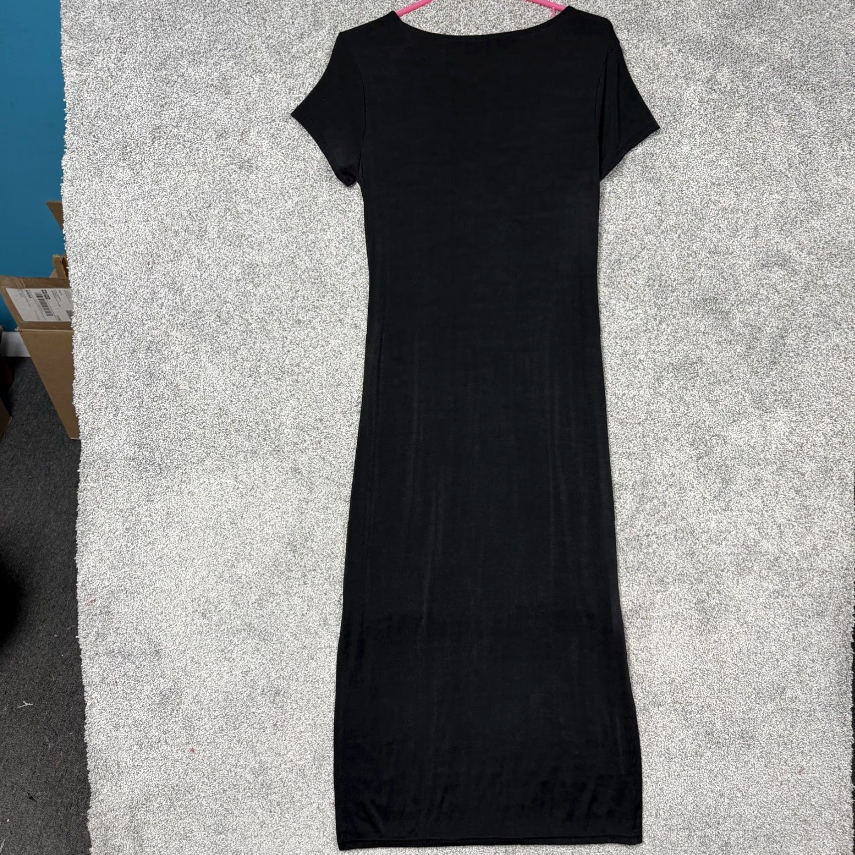 Vintage VINTAGE Y2K Embroidered Maxi Dress M Dark Floral Night Witchy Bohemian Gothic Grunge Retro Women’s Size M / US 6-8 / IT 42-44 - 5 Thumbnail