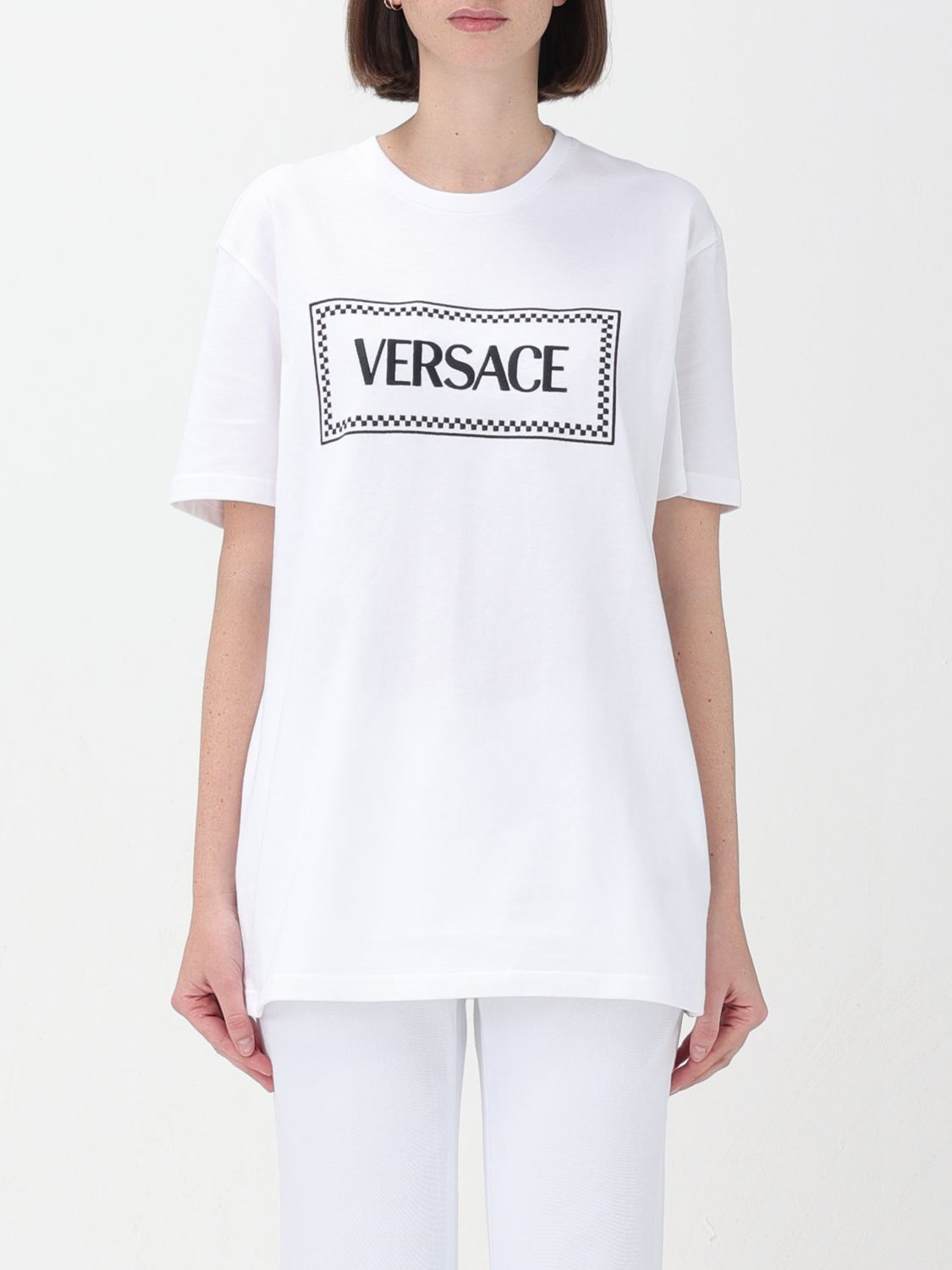 image of Versace T-Shirt Woman White, Women's (Size XS)