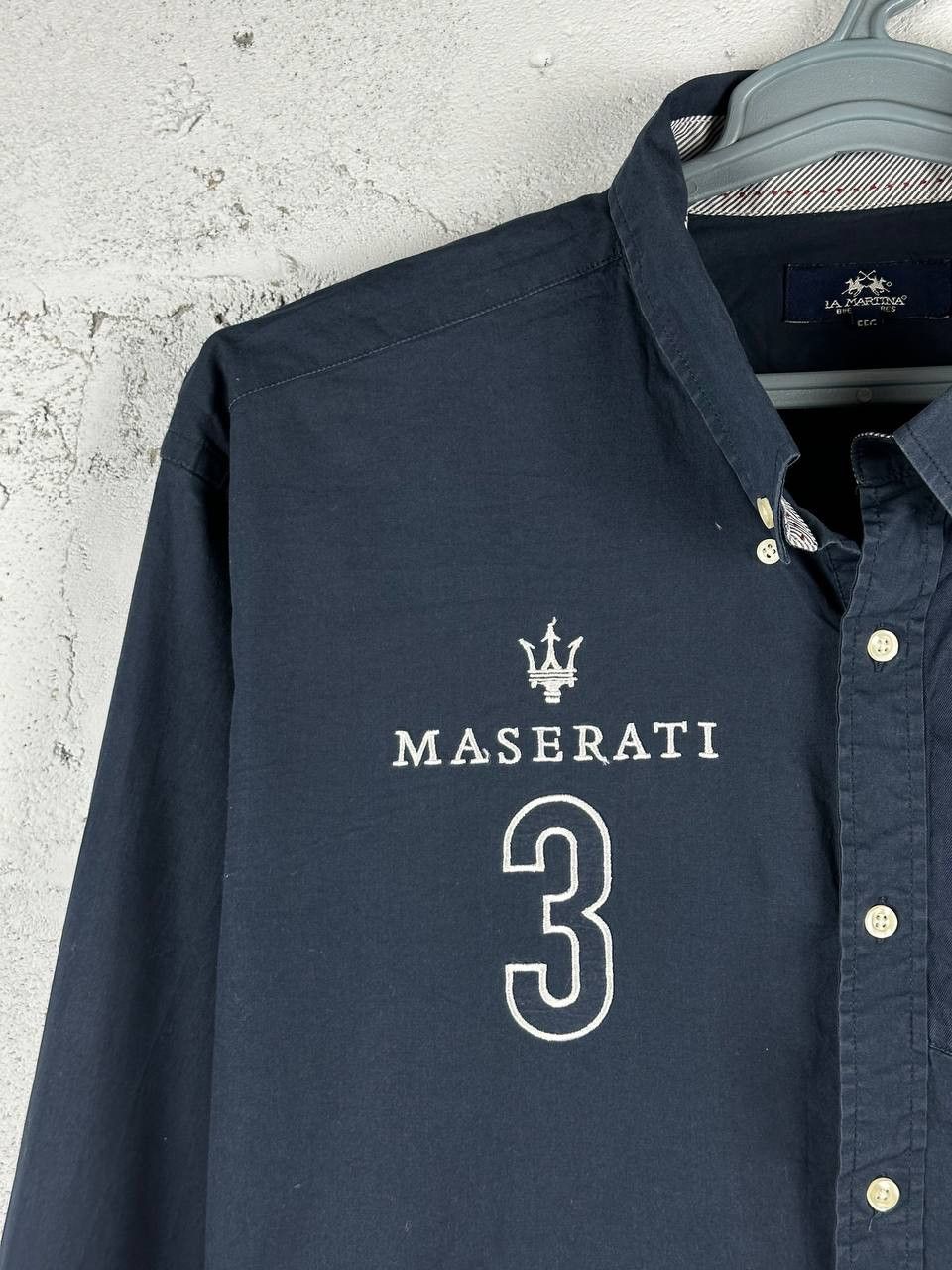 La Martina × Vintage LA MARTINA Maserati POLO TEAM SHIRT CHIEF KEEF Shirt Size US XL / EU 56 / 4 - 5 Thumbnail